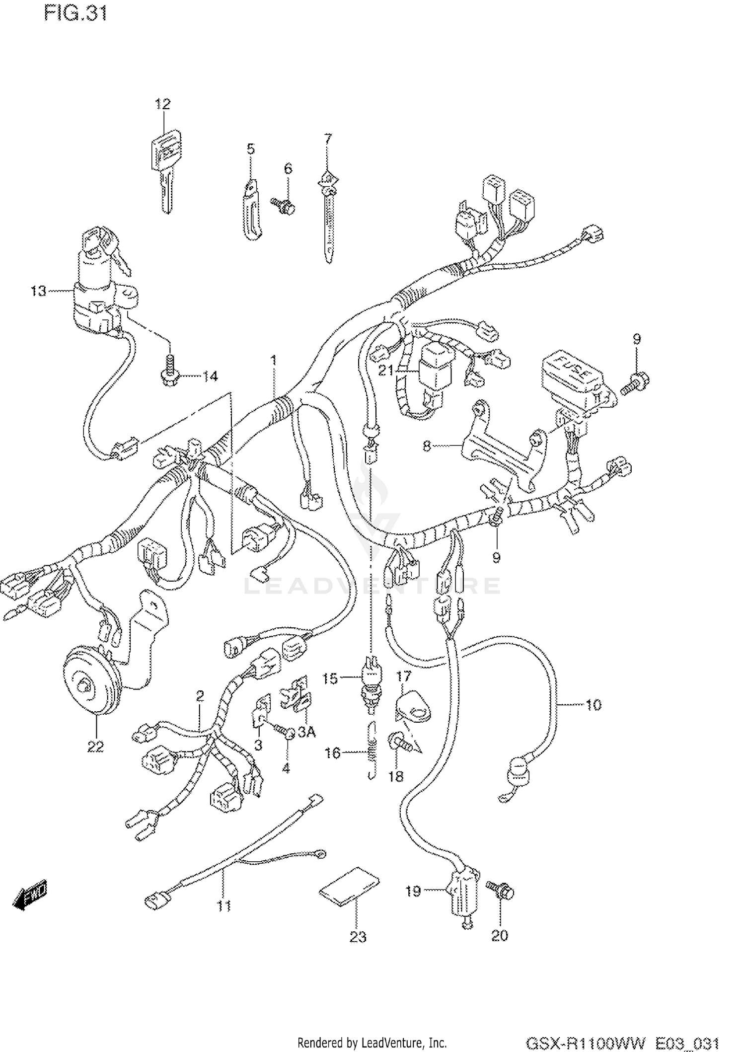 WIRING HARNESS (MODEL P/R)