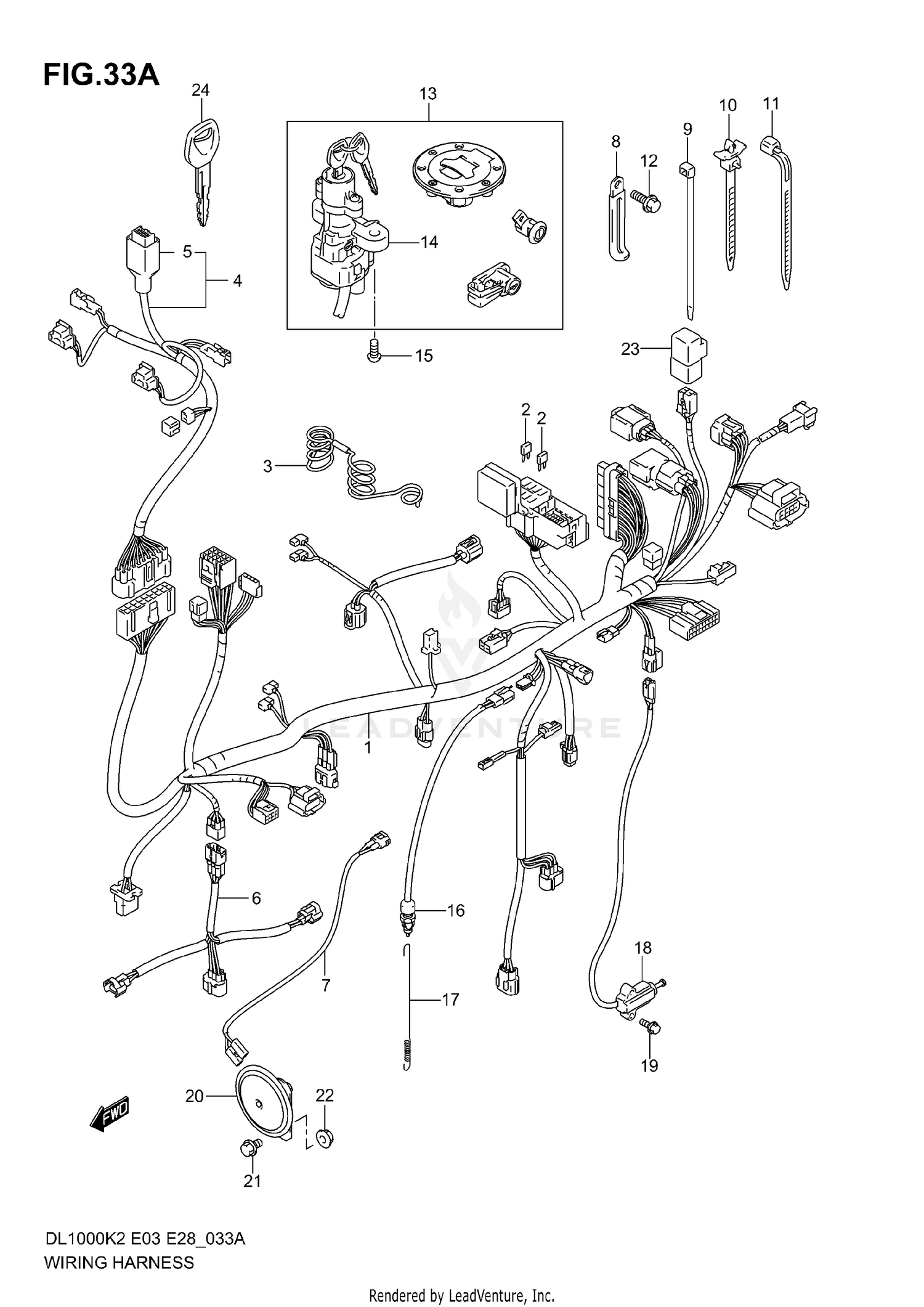 WIRING HARNESS (MODEL K4/K5/K6)