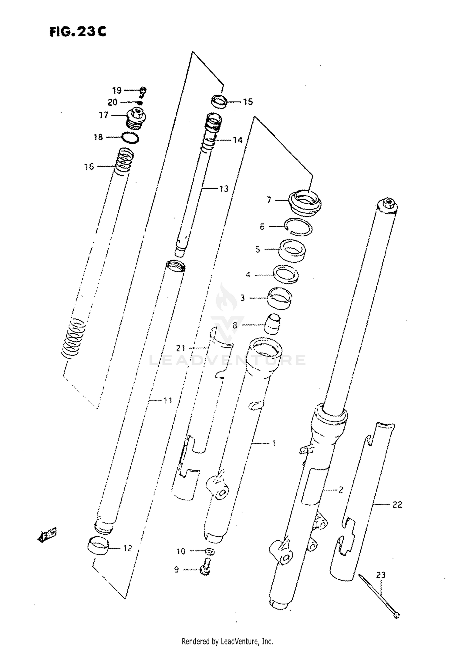 FRONT FORK (MODEL S)