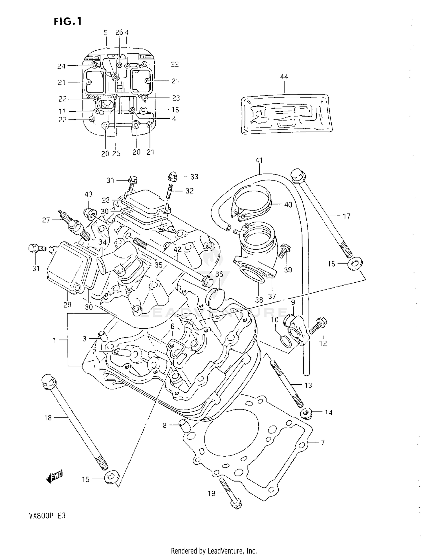 CYLINDER HEAD (FRONT)