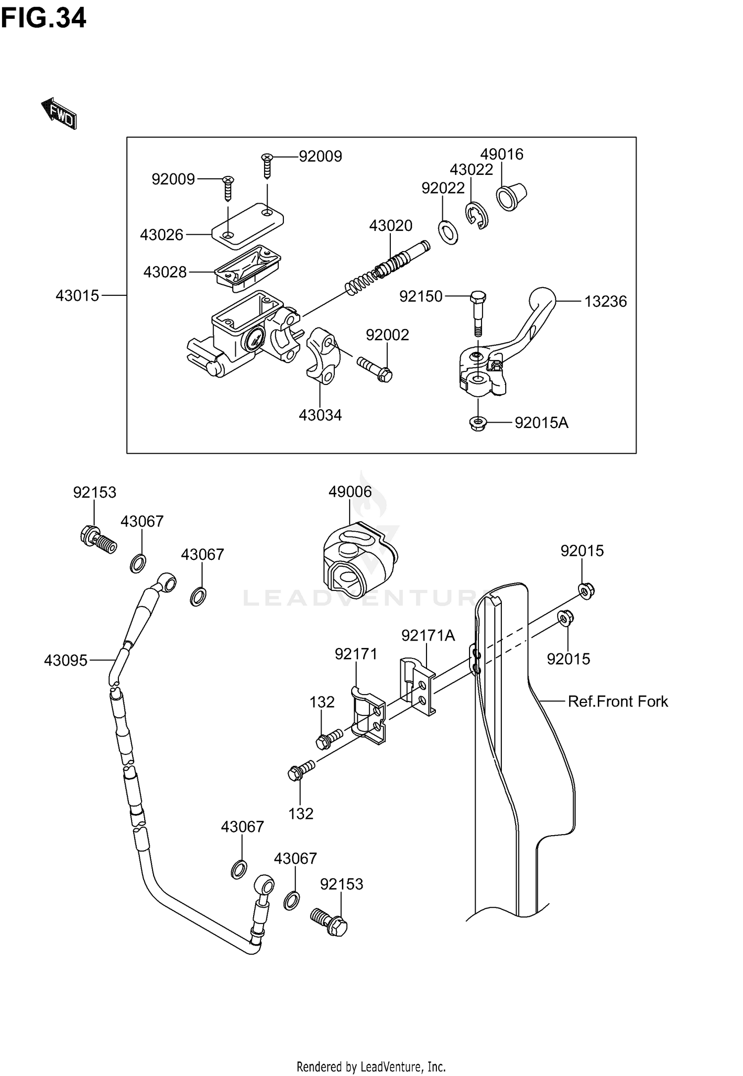 FRONT MASTER CYLINDER
