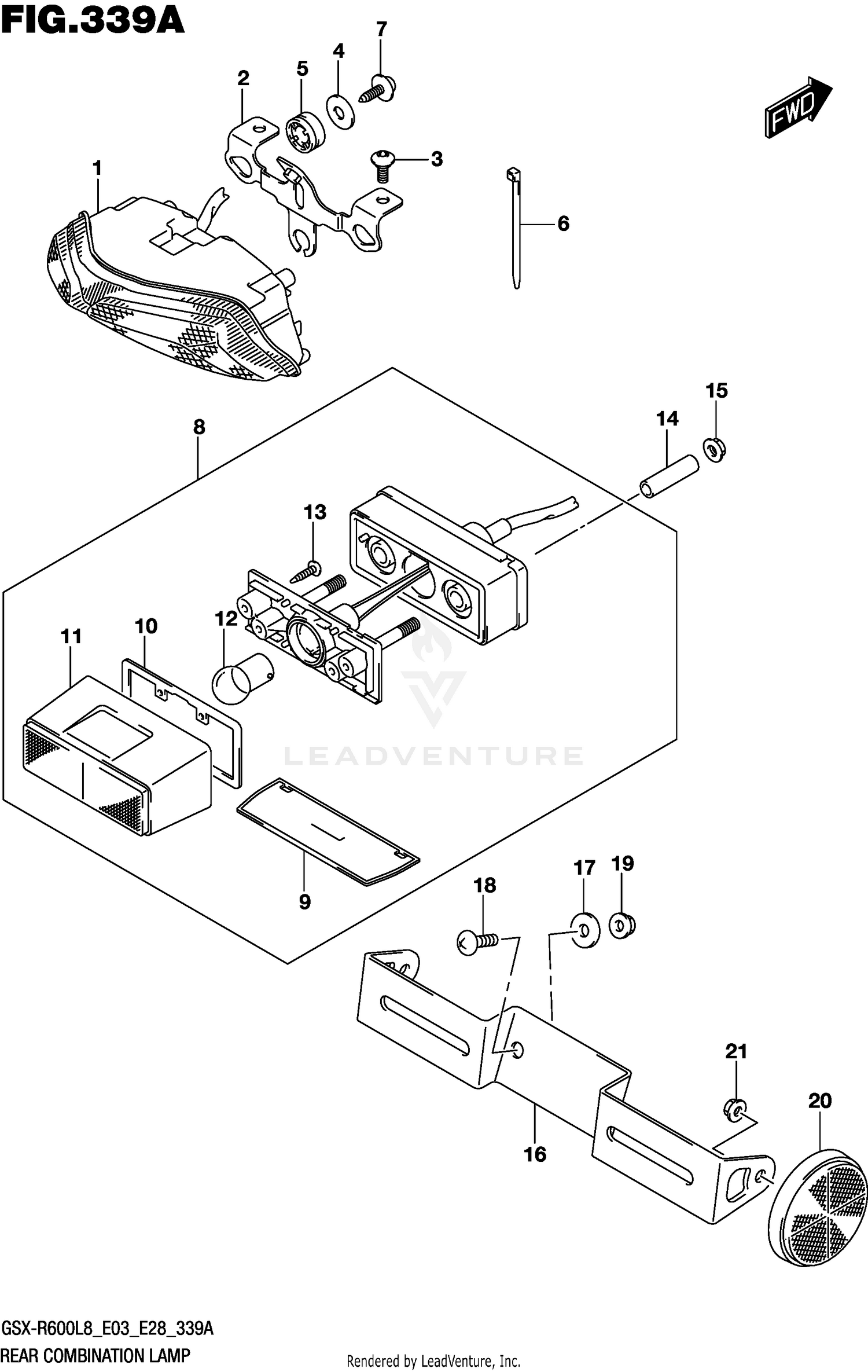 REAR COMBINATION LAMP