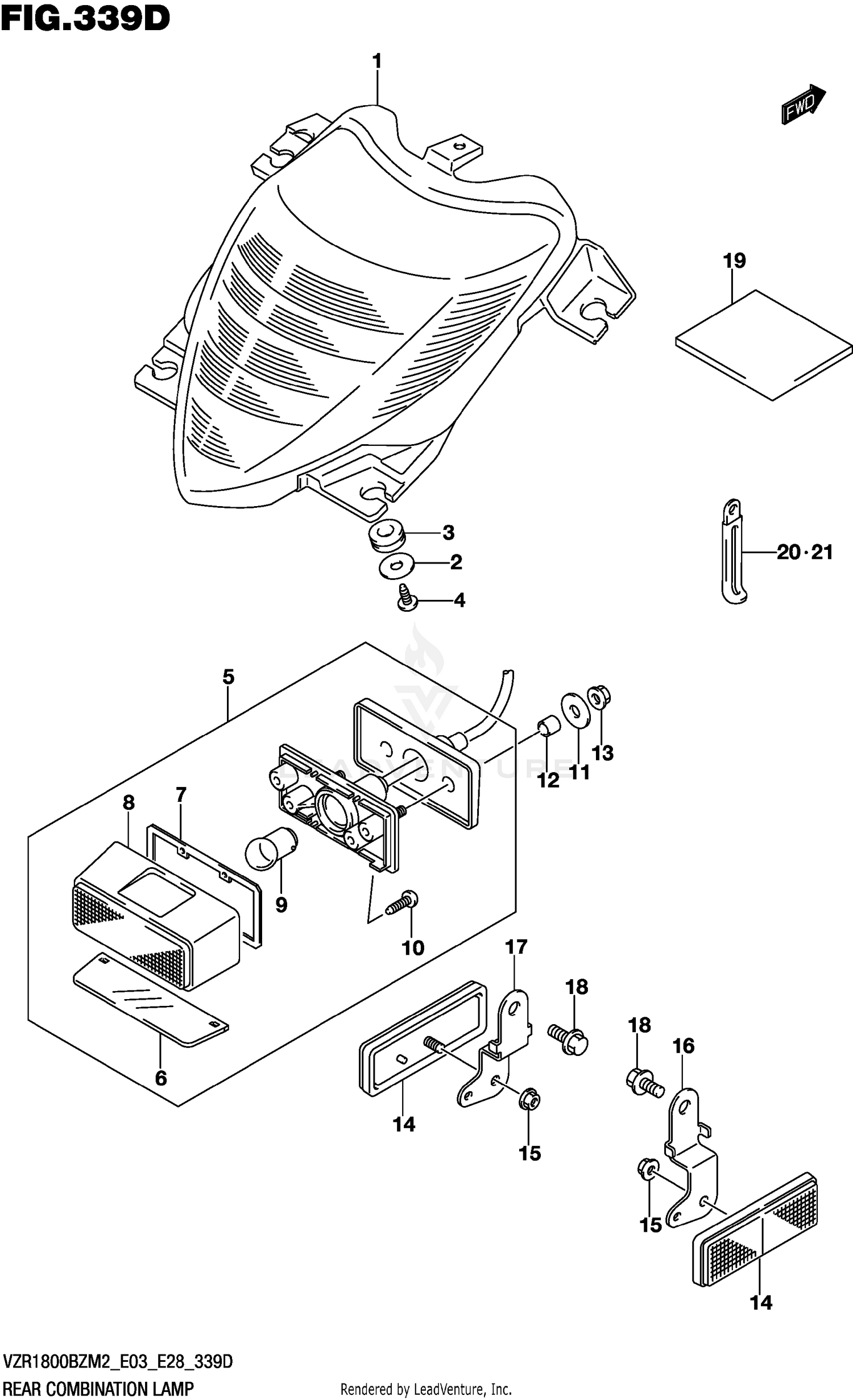 REAR COMBINATION LAMP