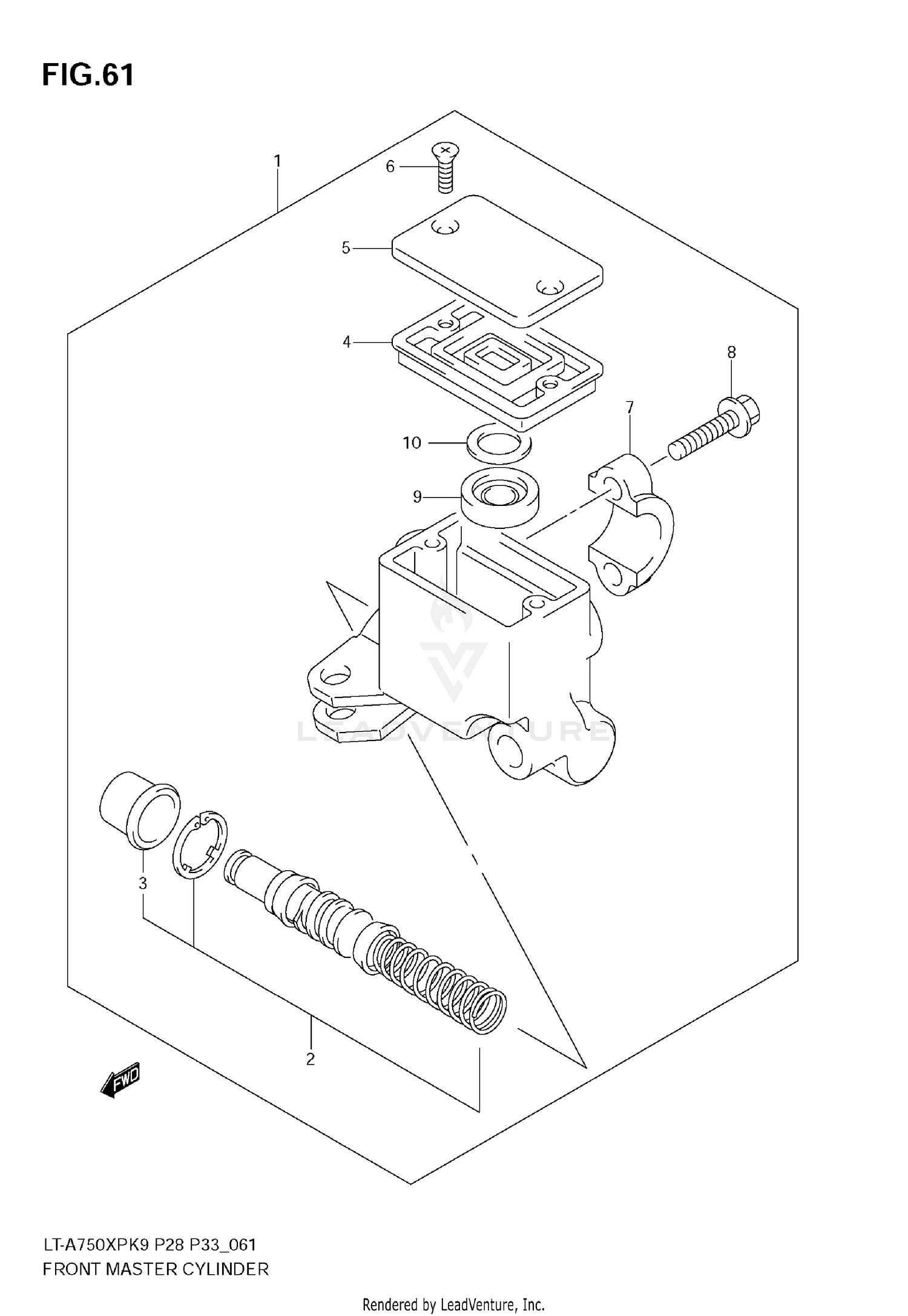 FRONT MASTER CYLINDER