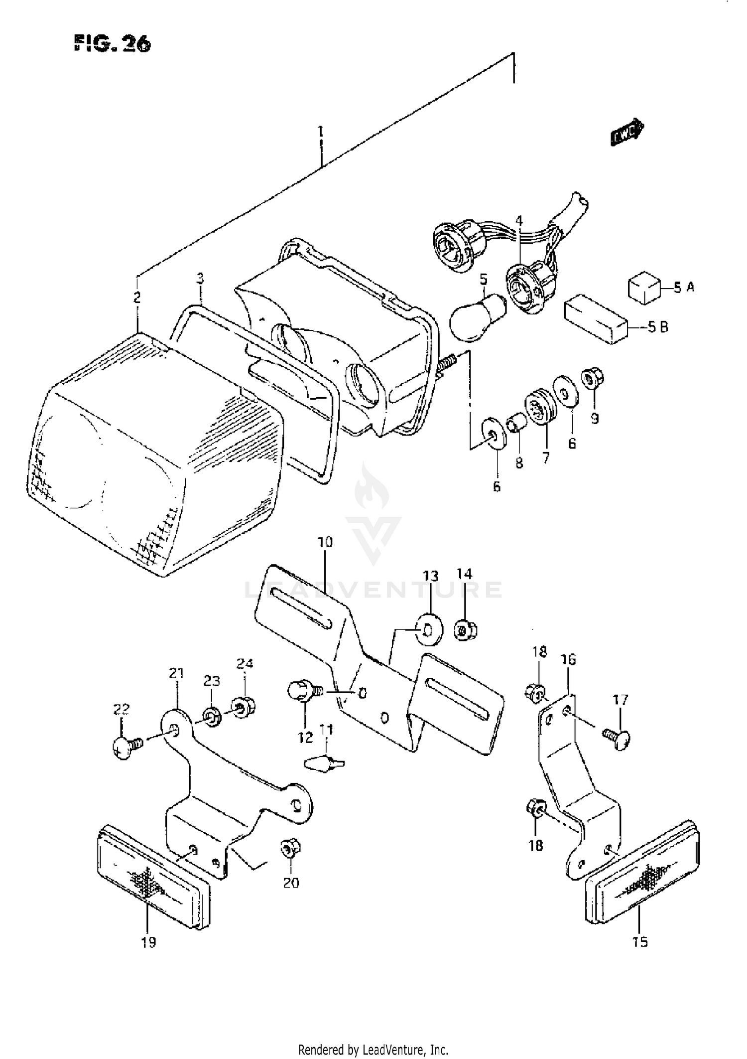 REAR COMBINATION LAMP