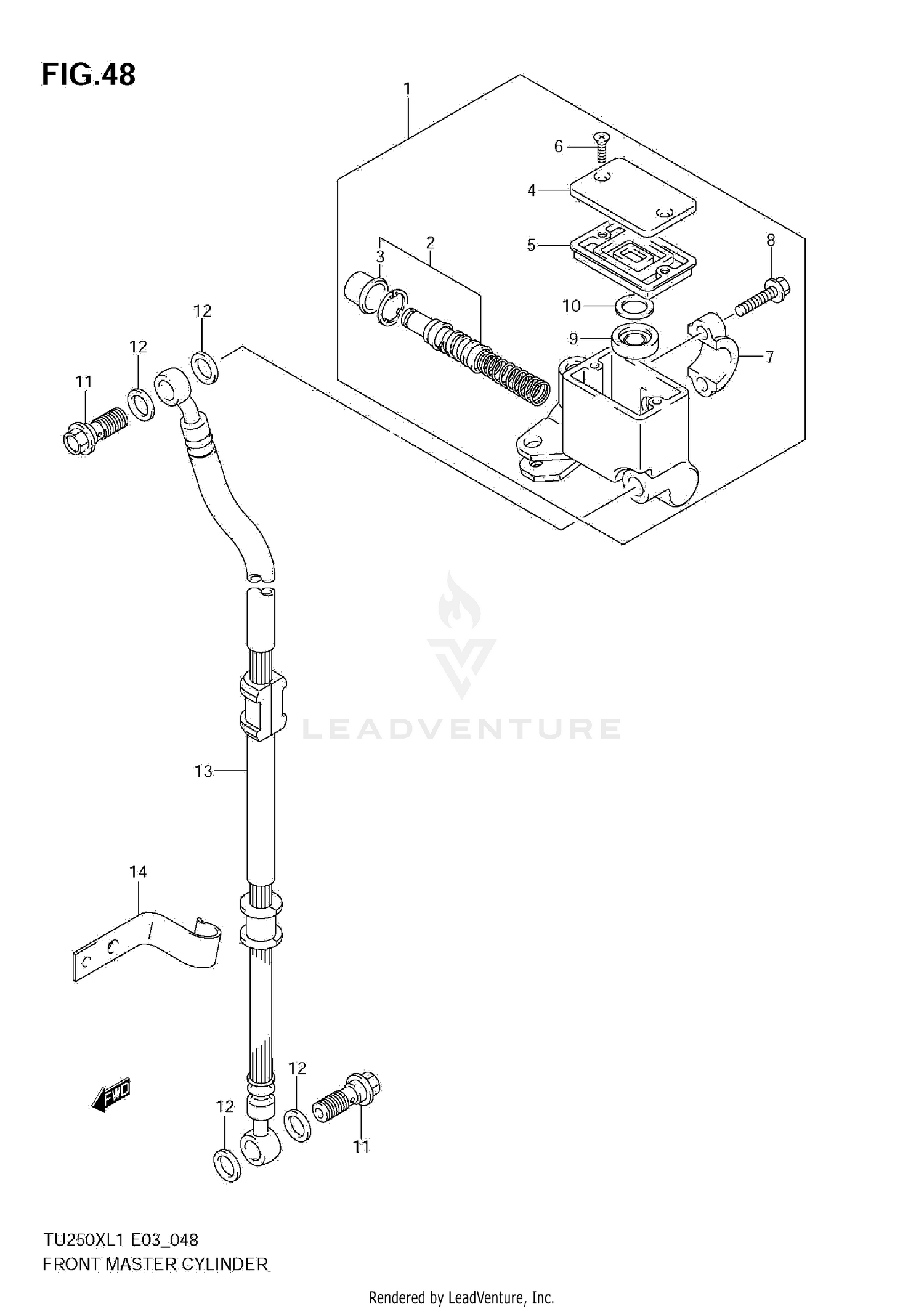 FRONT MASTER CYLINDER
