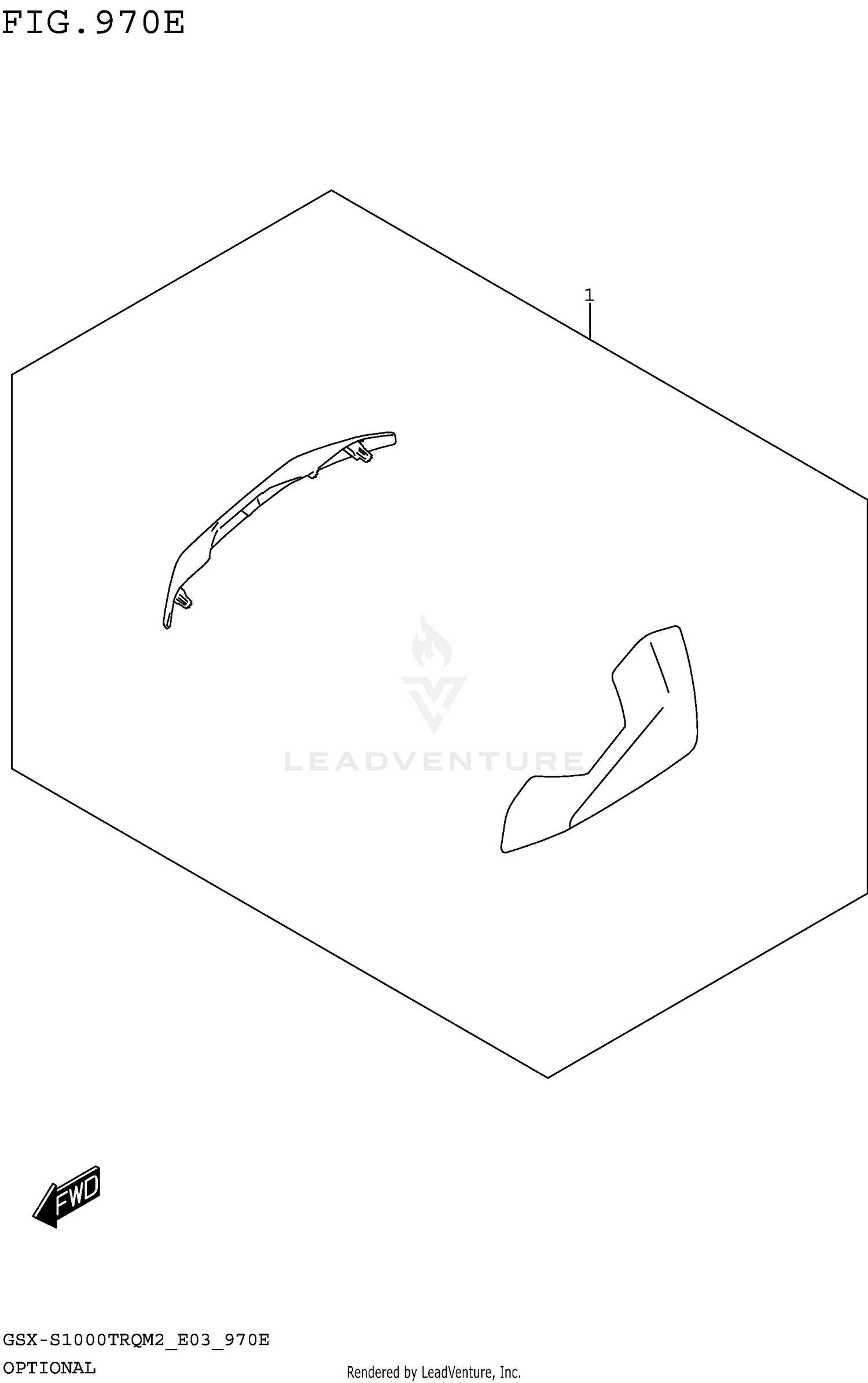 OPTIONAL (SIDE CASE GARNISH SET)