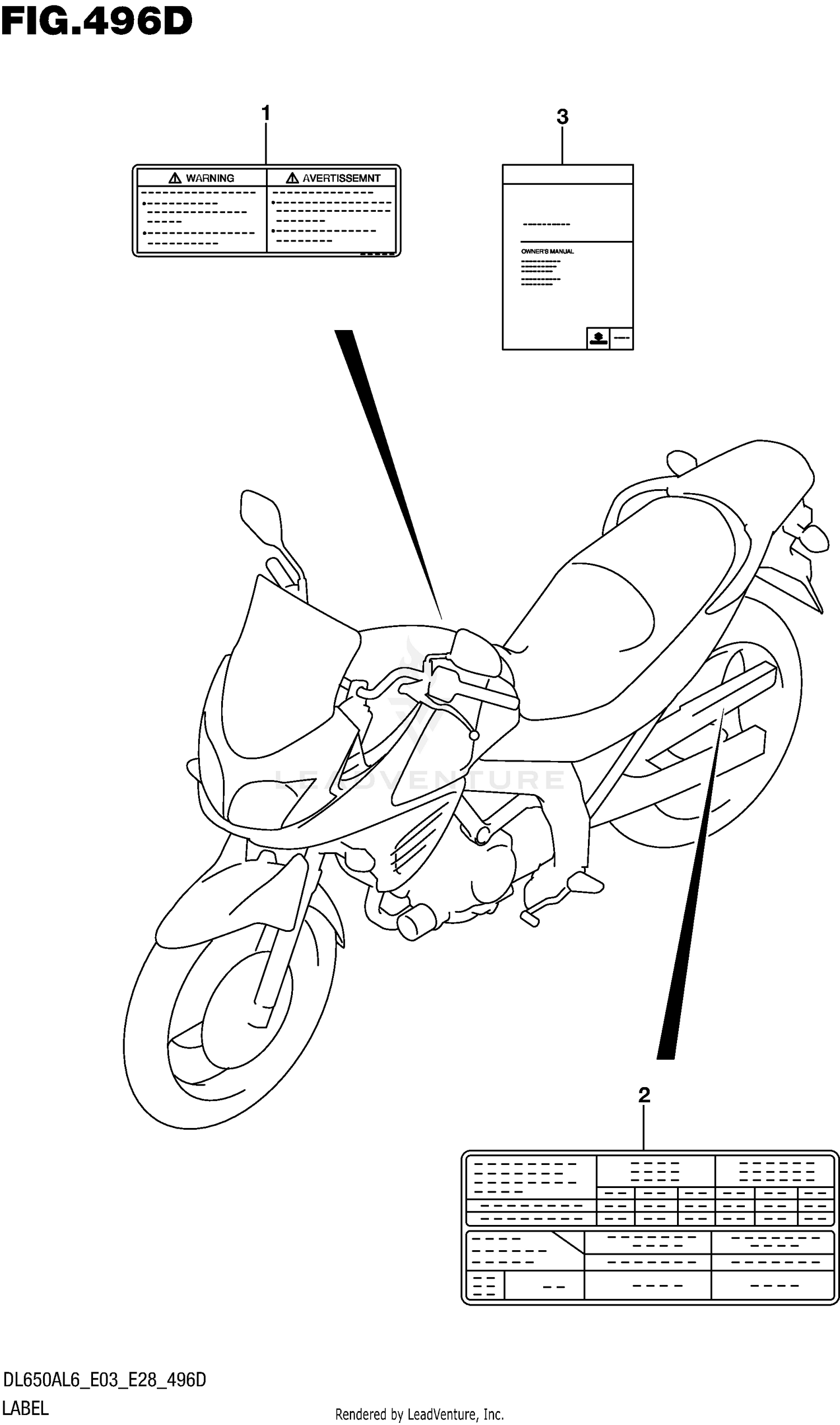 LABEL (DL650XAL6 E28)