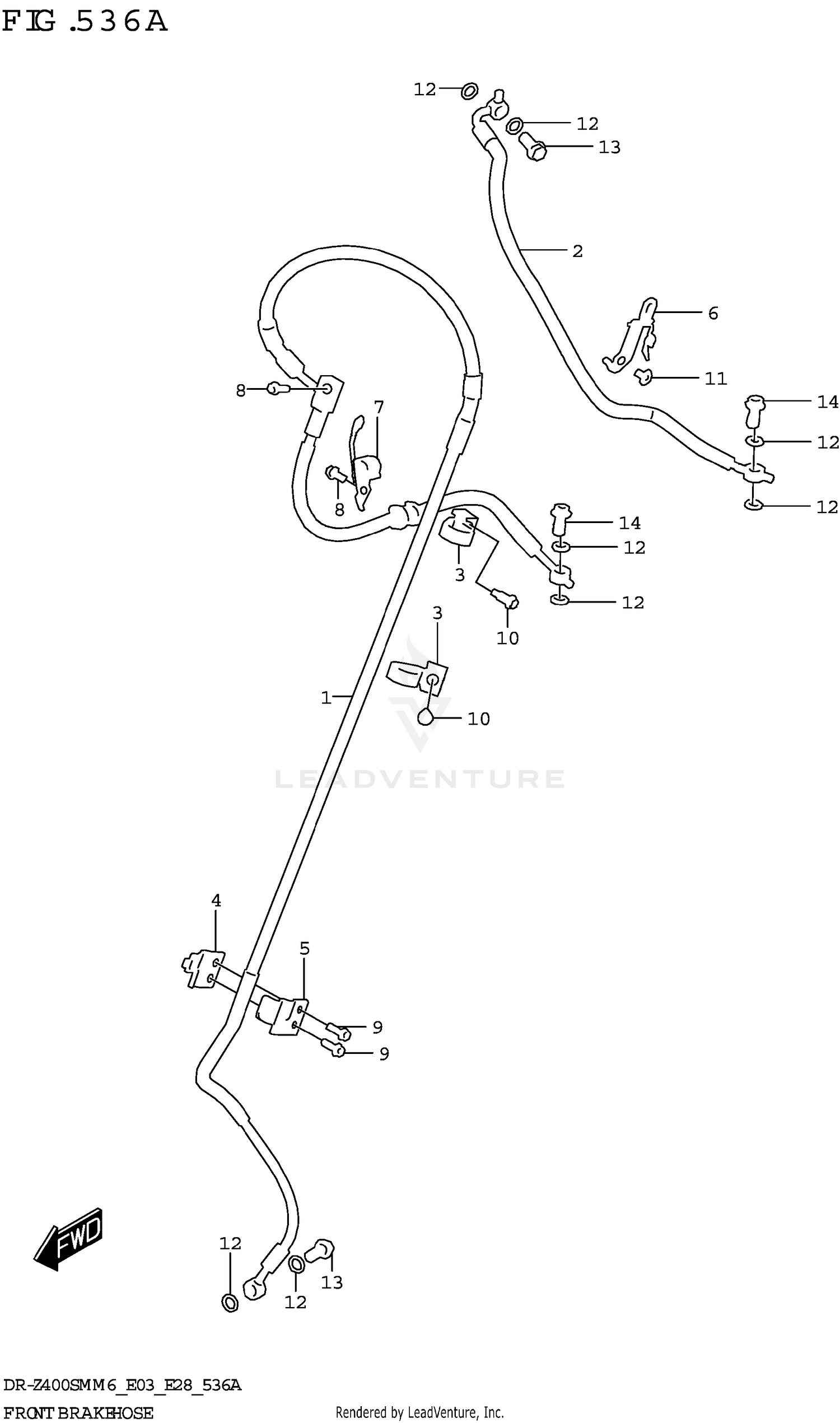 FRONT BRAKE HOSE