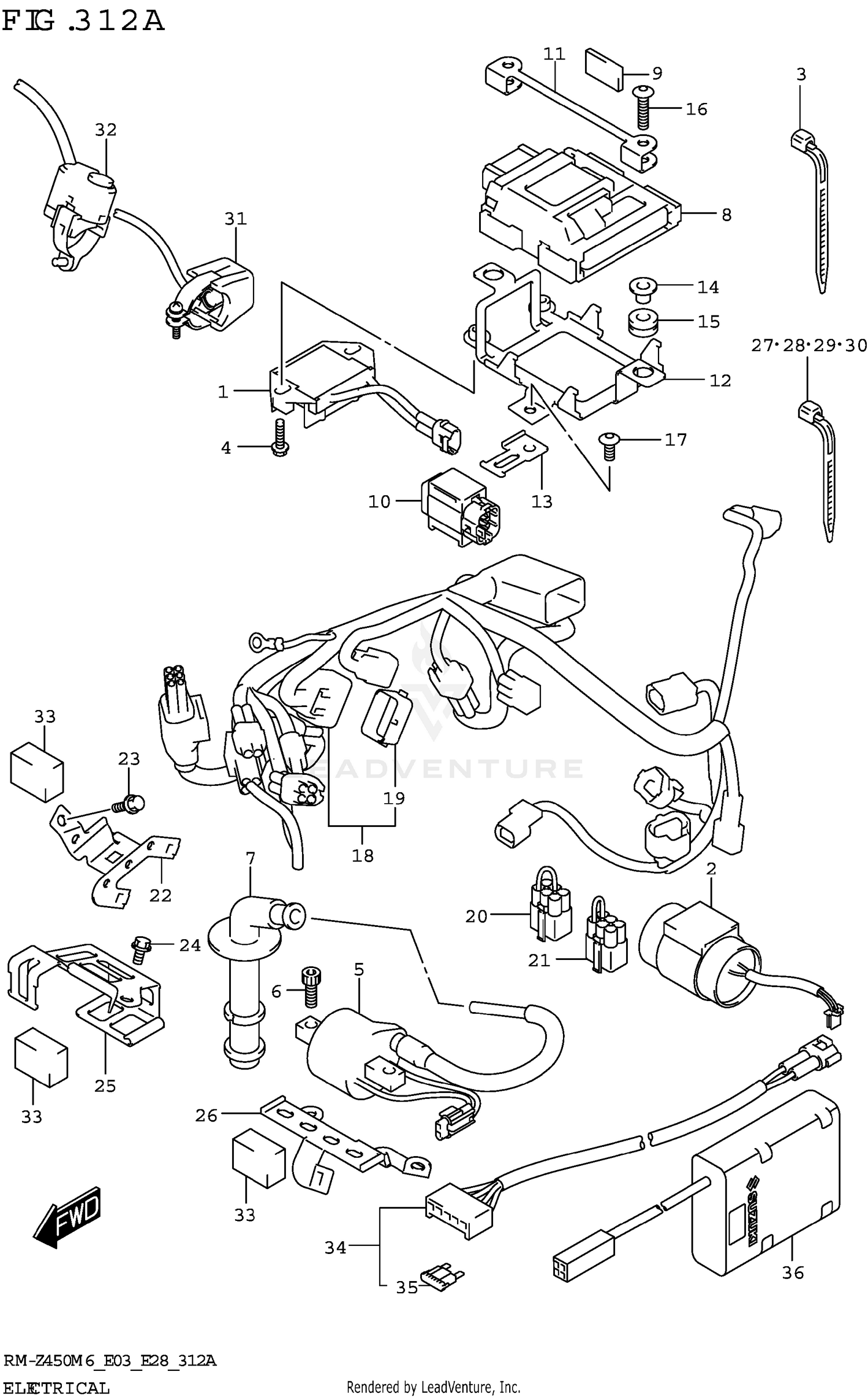 ELECTRICAL (RM-Z450:M6:E03)
