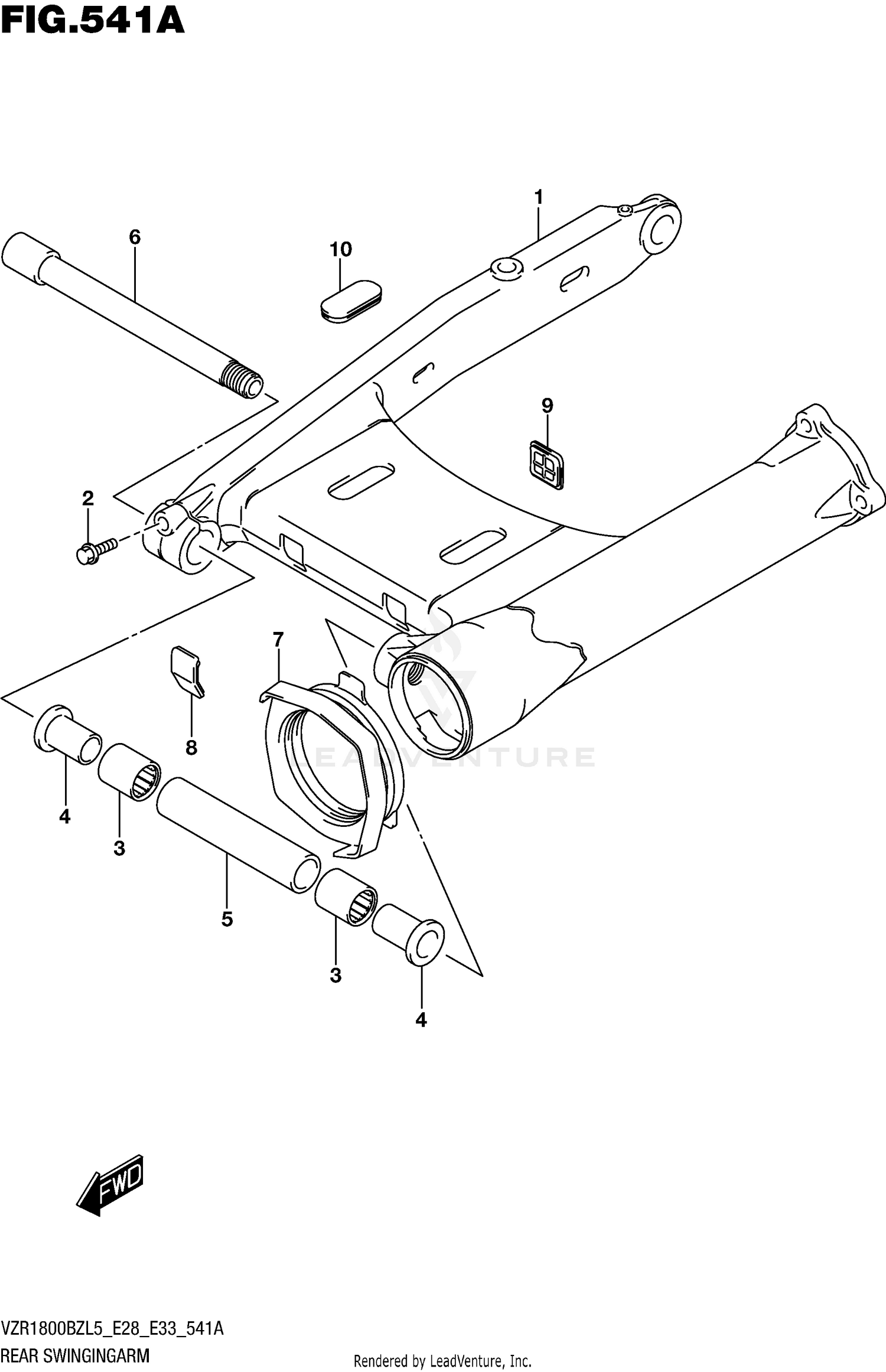 REAR SWINGINGARM