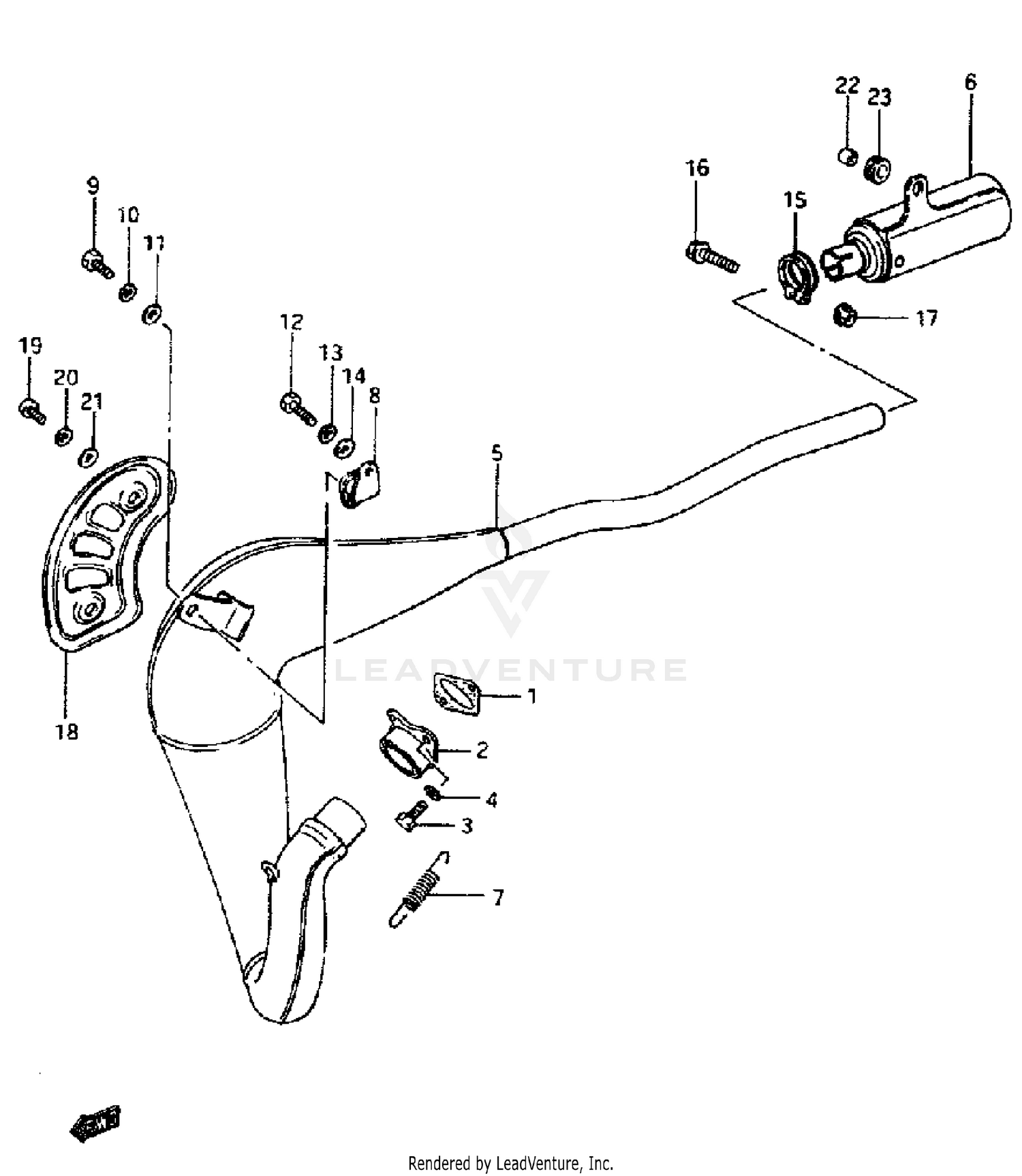 MUFFLER (MODEL G/H/J)