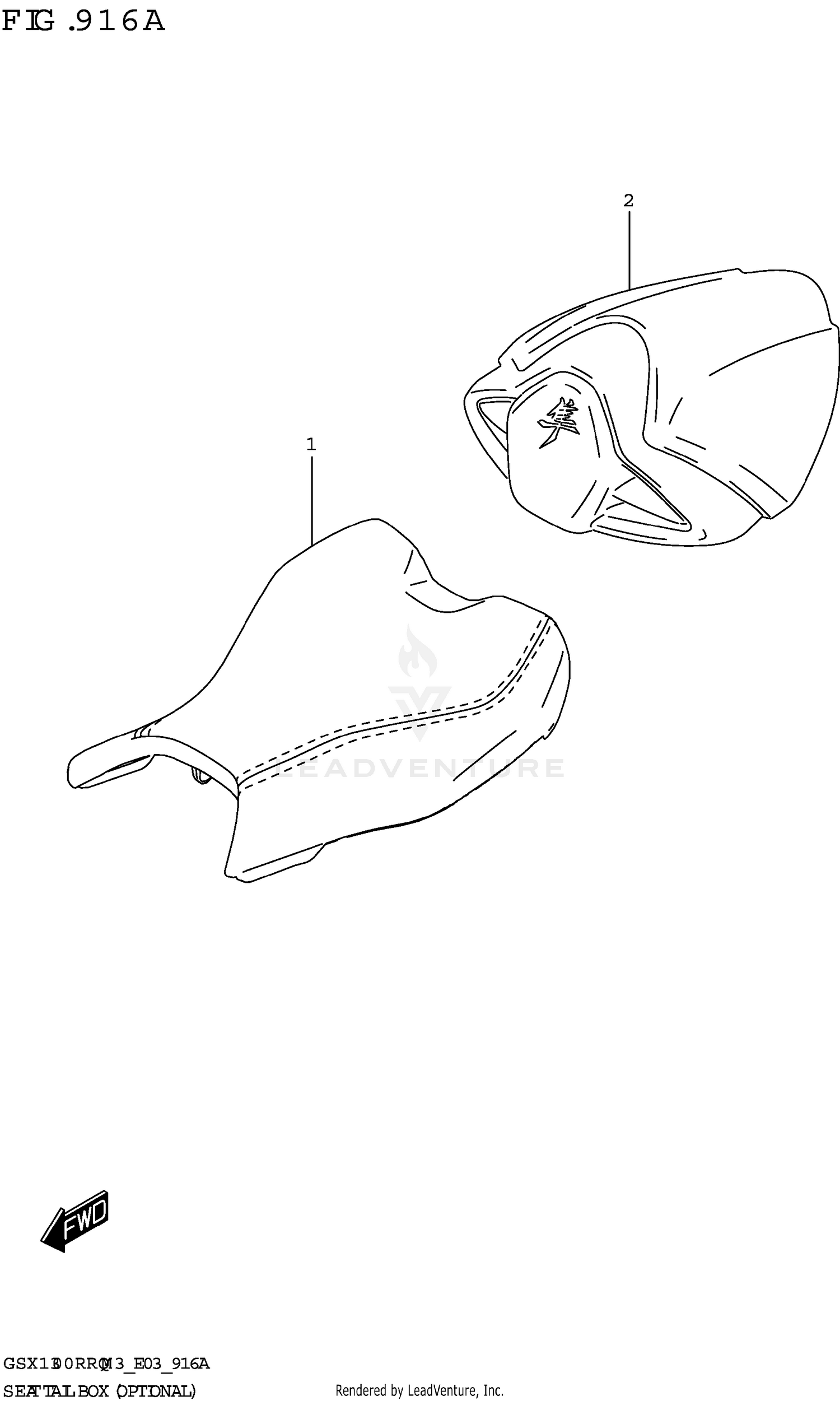 SEAT TAIL BOX (OPTIONAL)