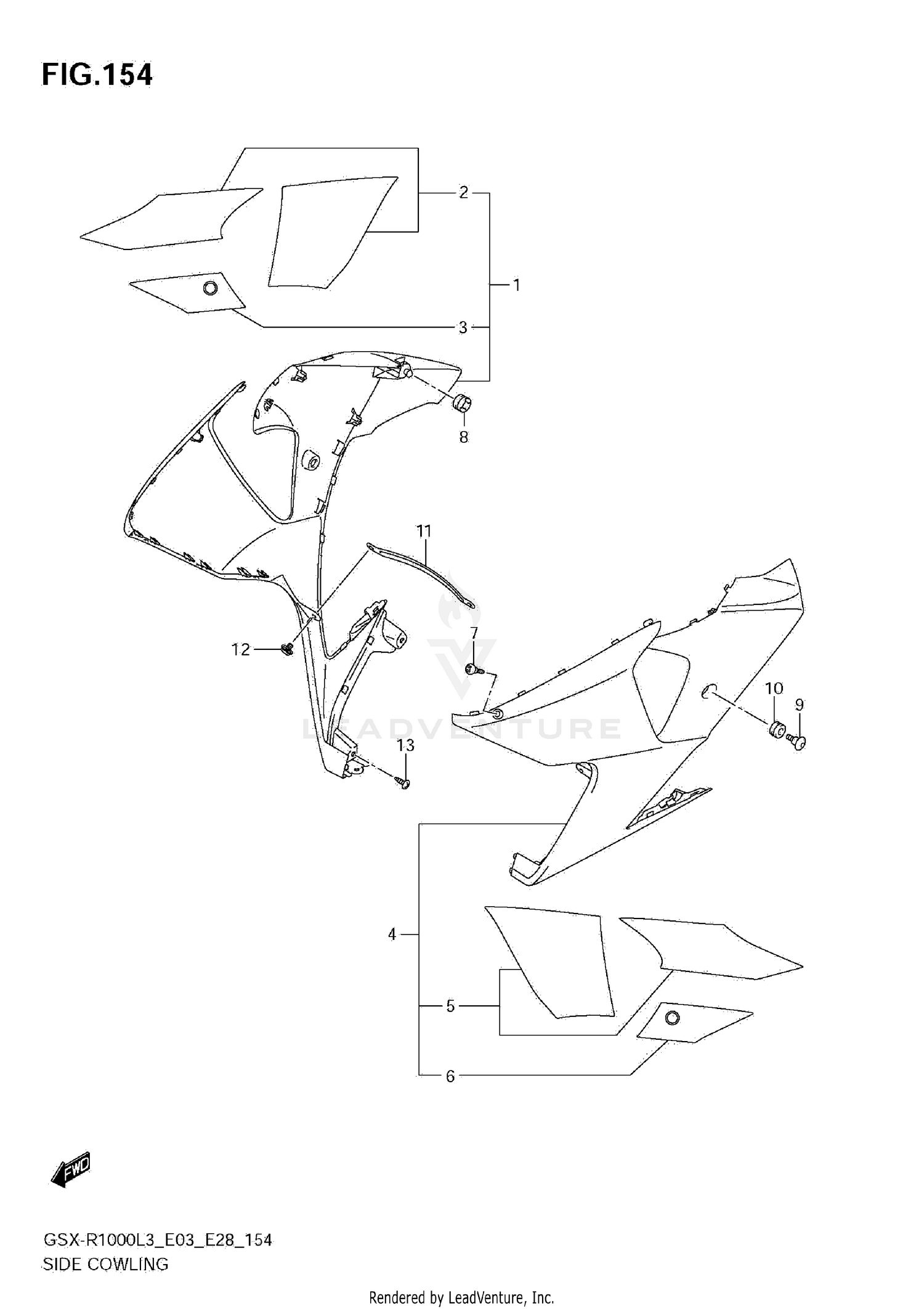 SIDE COWLING (GSX-R1000ZL3 E33)