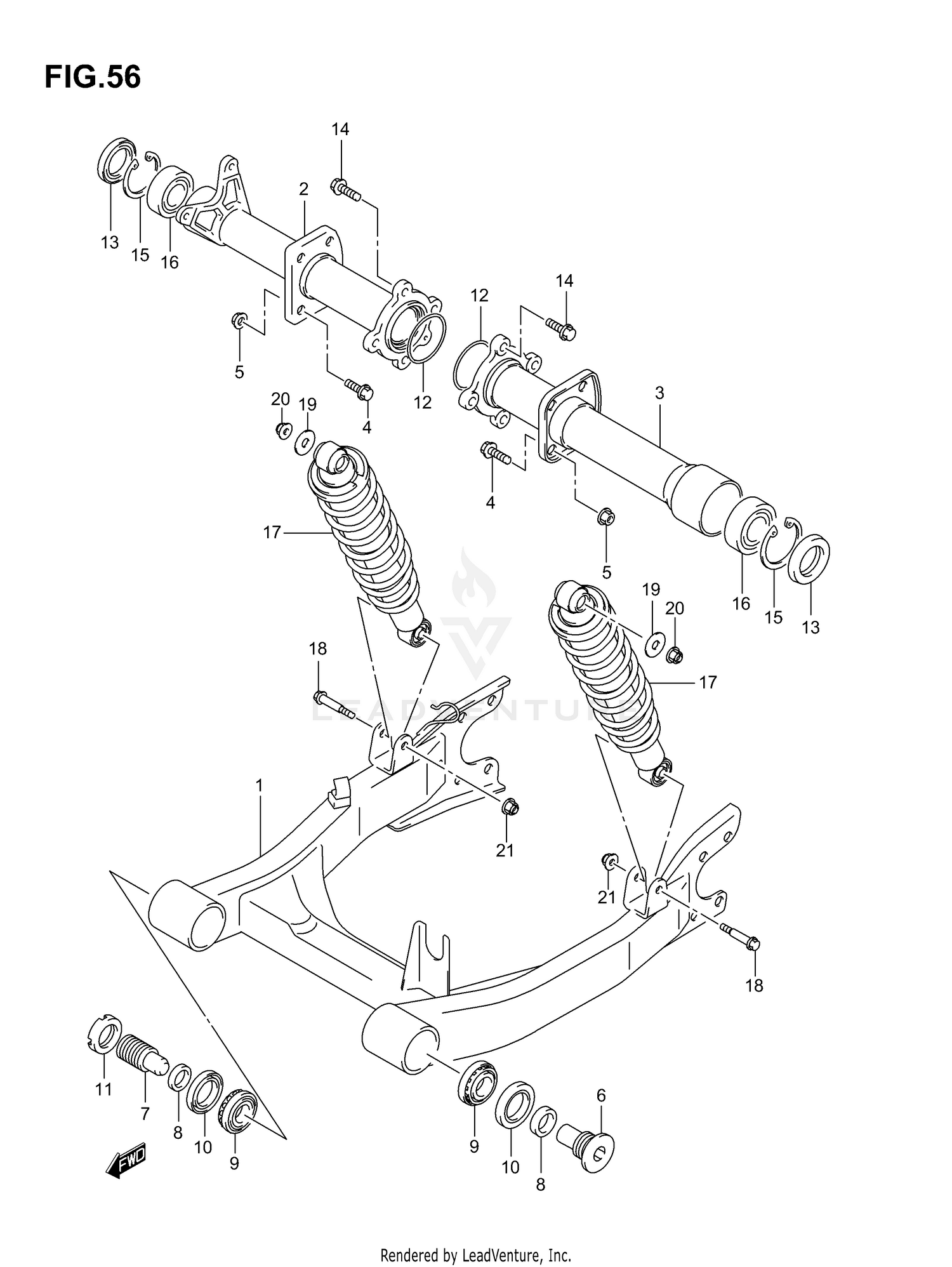 REAR SWINGINGARM