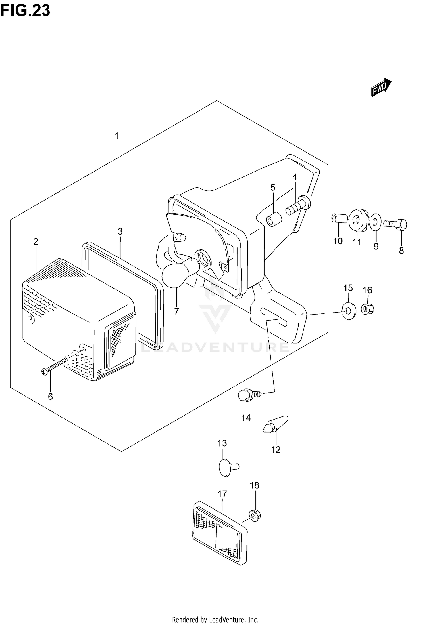 REAR COMBINATION LAMP