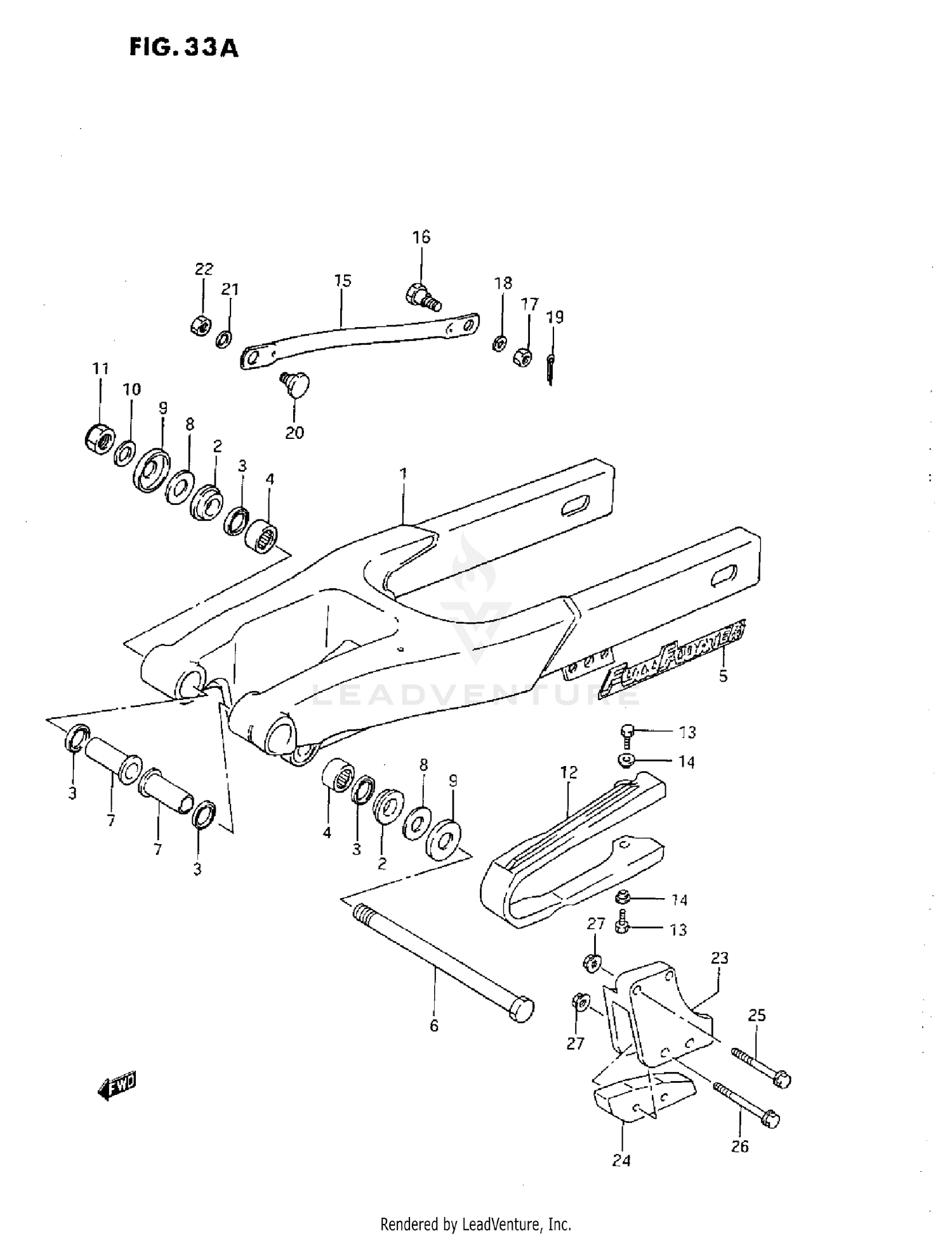 REAR SWINGING ARM (K)