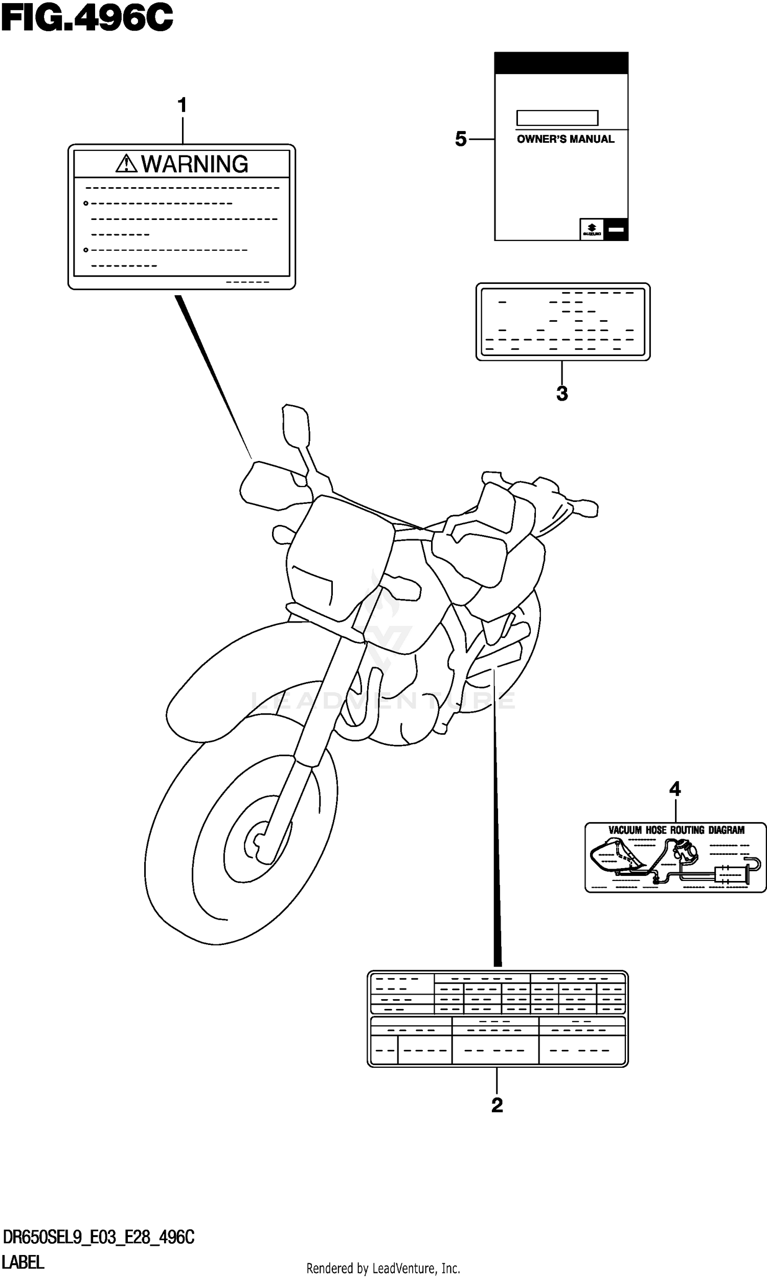 LABEL (DR650SEL9 E33)