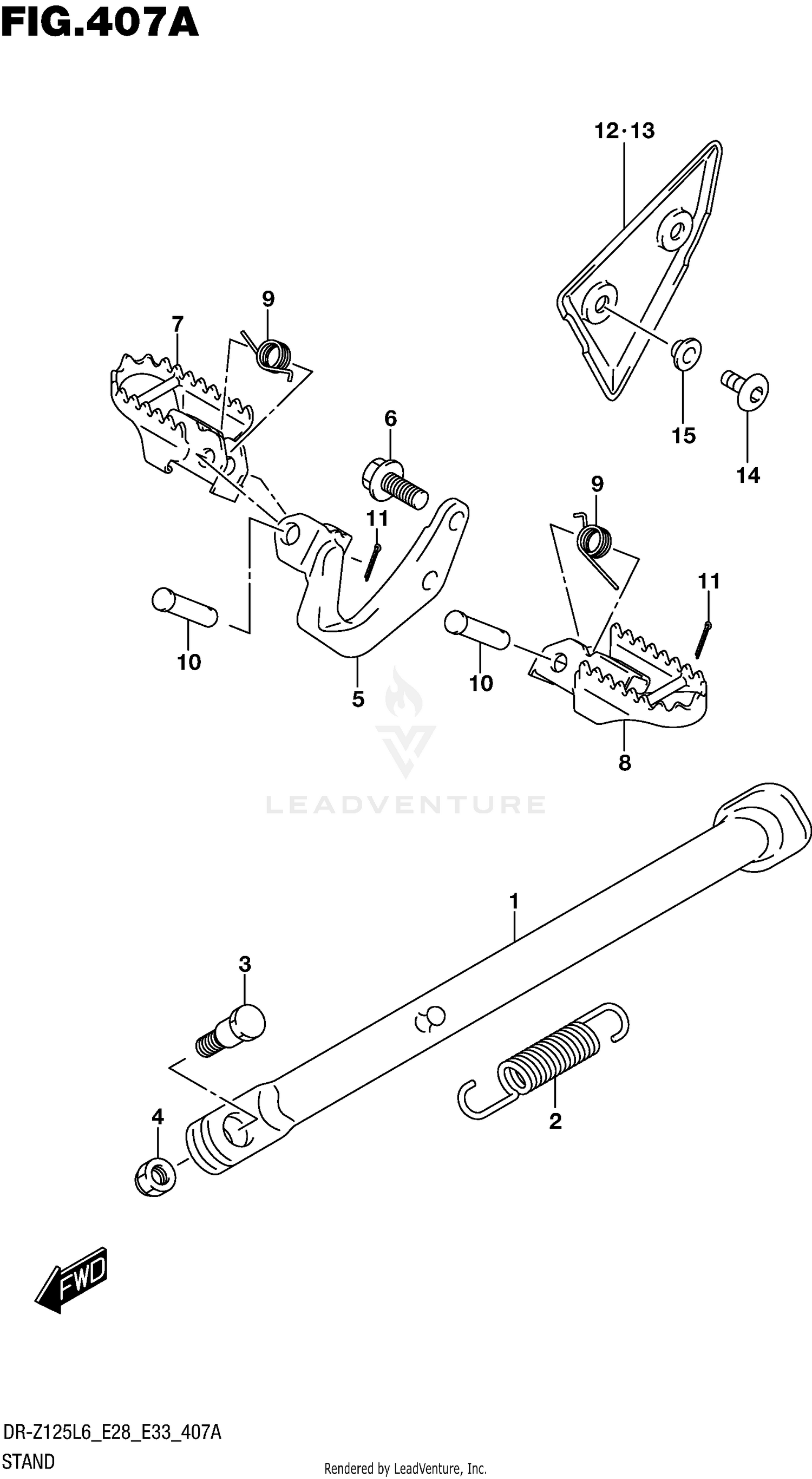 STAND (DR-Z125L6 E28)