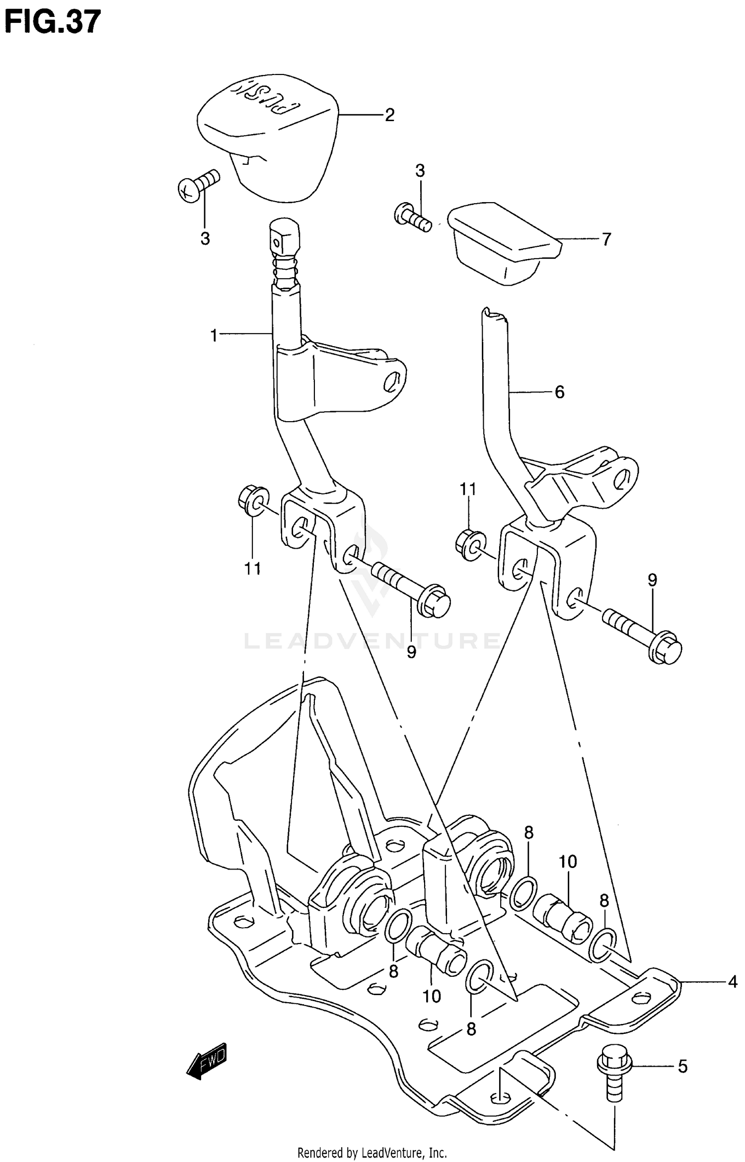 TRANSMISSION LEVER