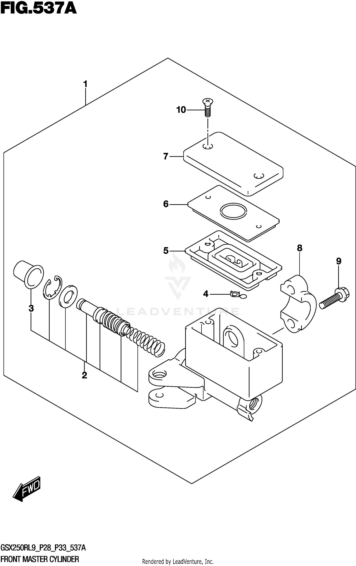 FRONT MASTER CYLINDER