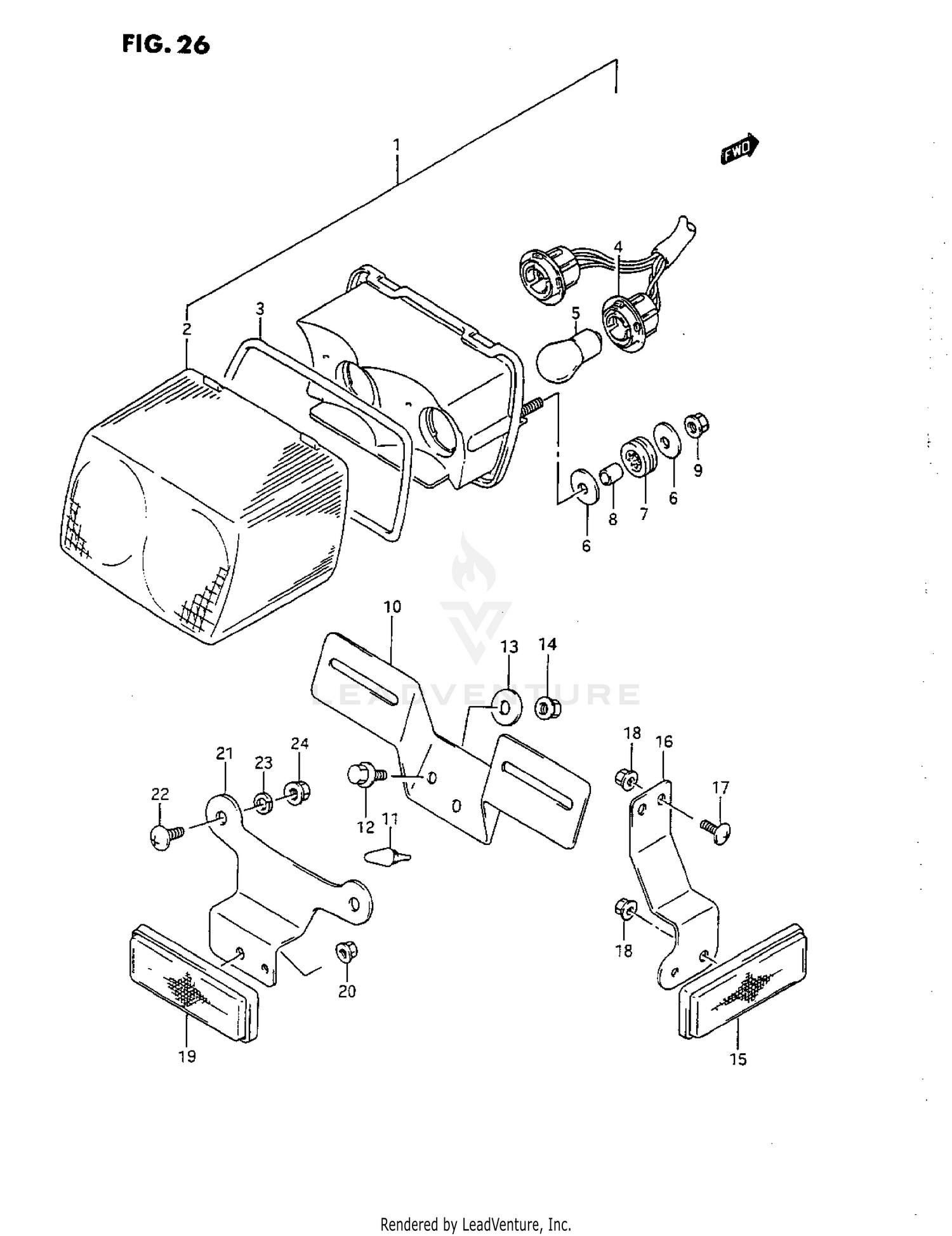 REAR COMBINATION LAMP