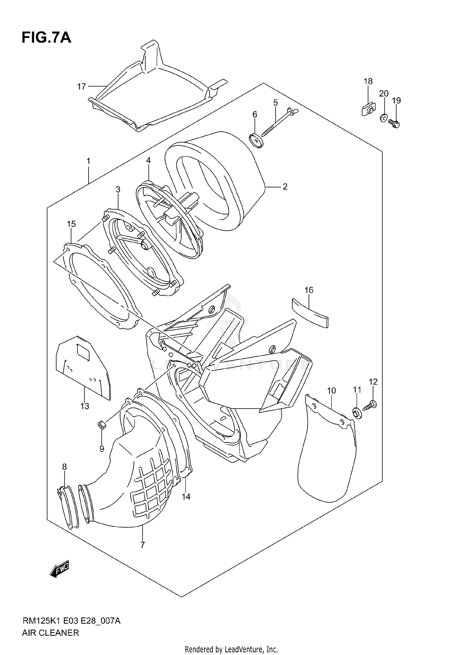 AIR CLEANER (MODEL K4/K5/K6)