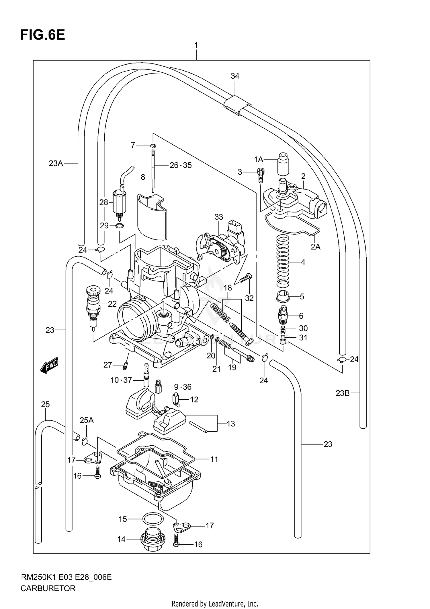 CARBURETOR (MODEL K6)