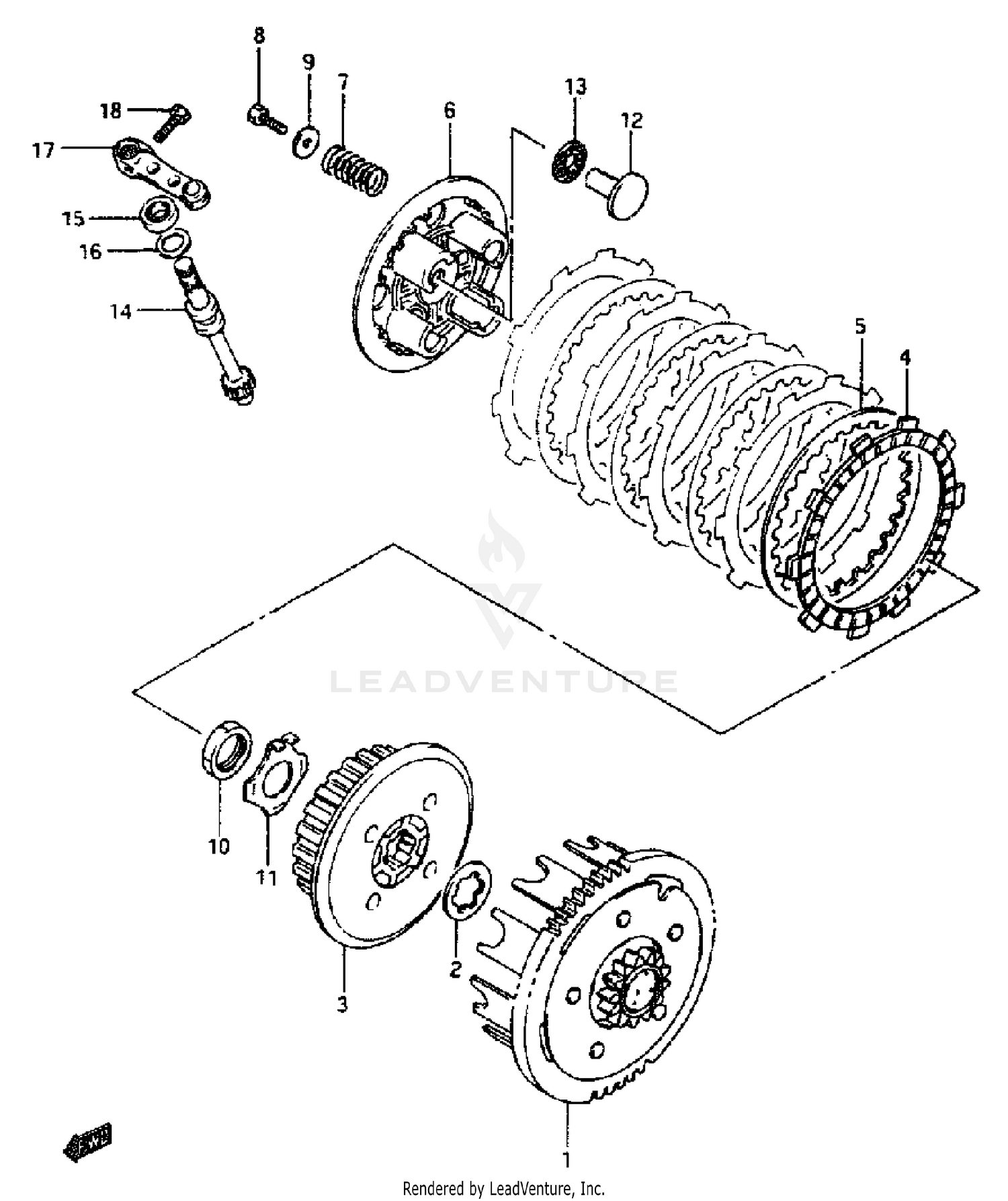 CLUTCH (MODEL G/H/J/)