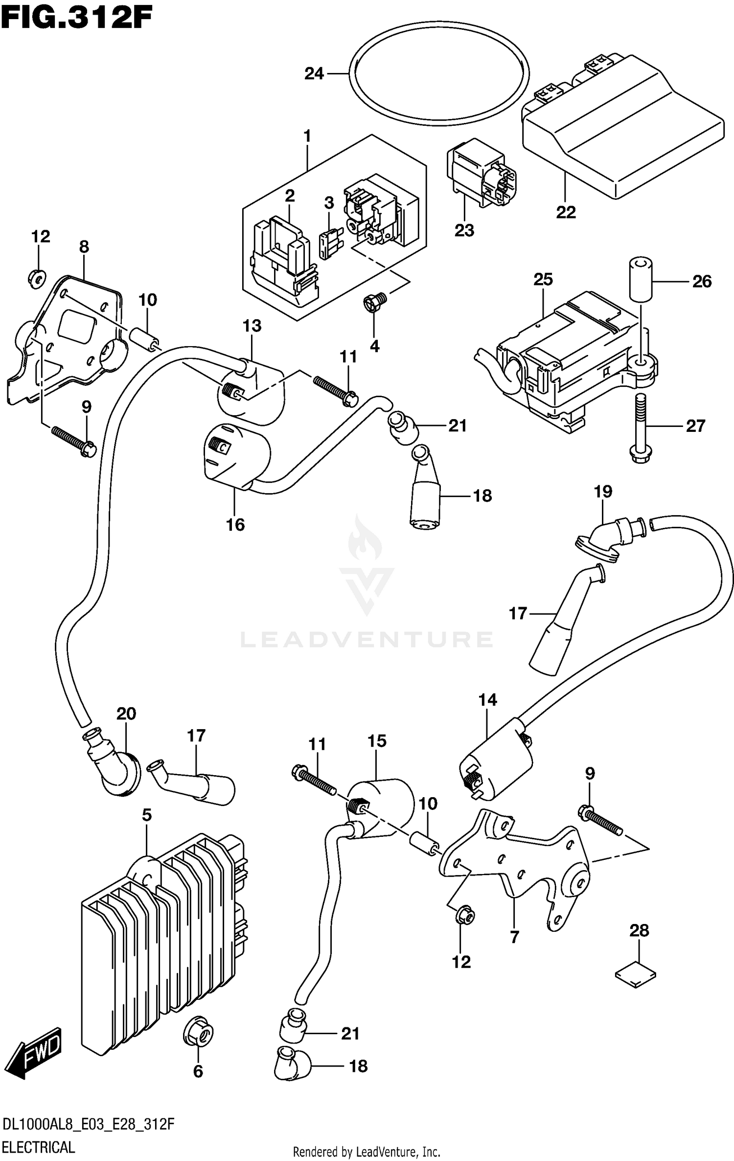 ELECTRICAL (DL1000XAL8 E33)