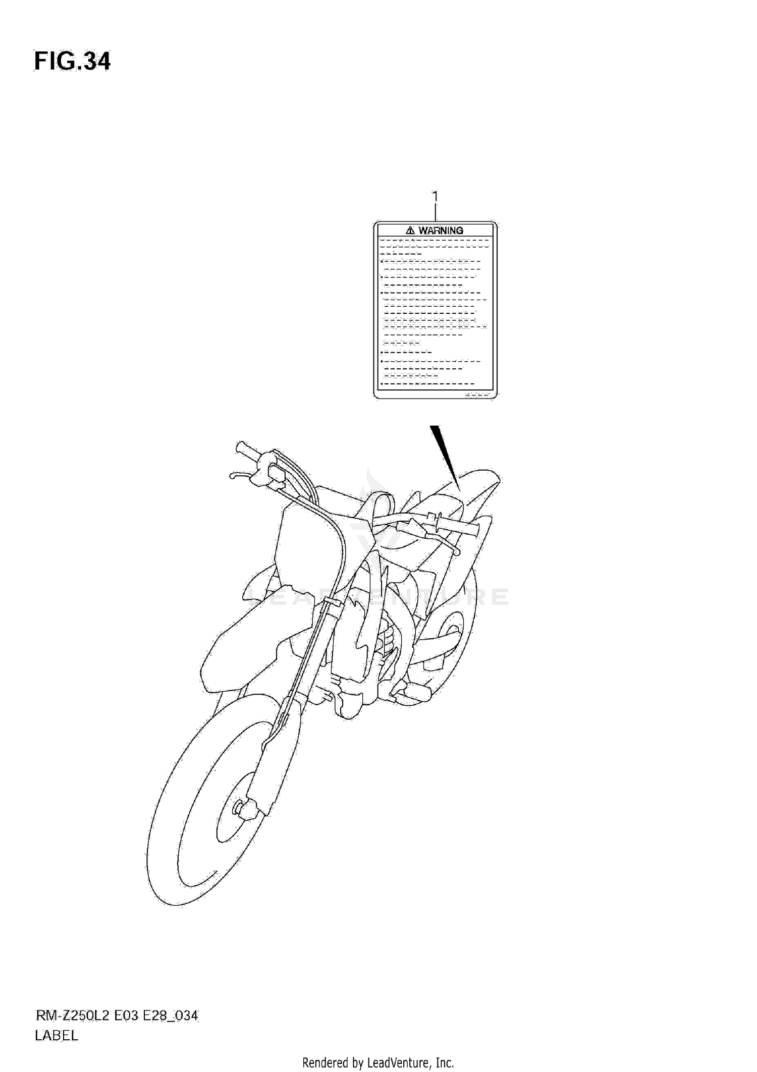 LABEL (RM-Z250L2 E28)