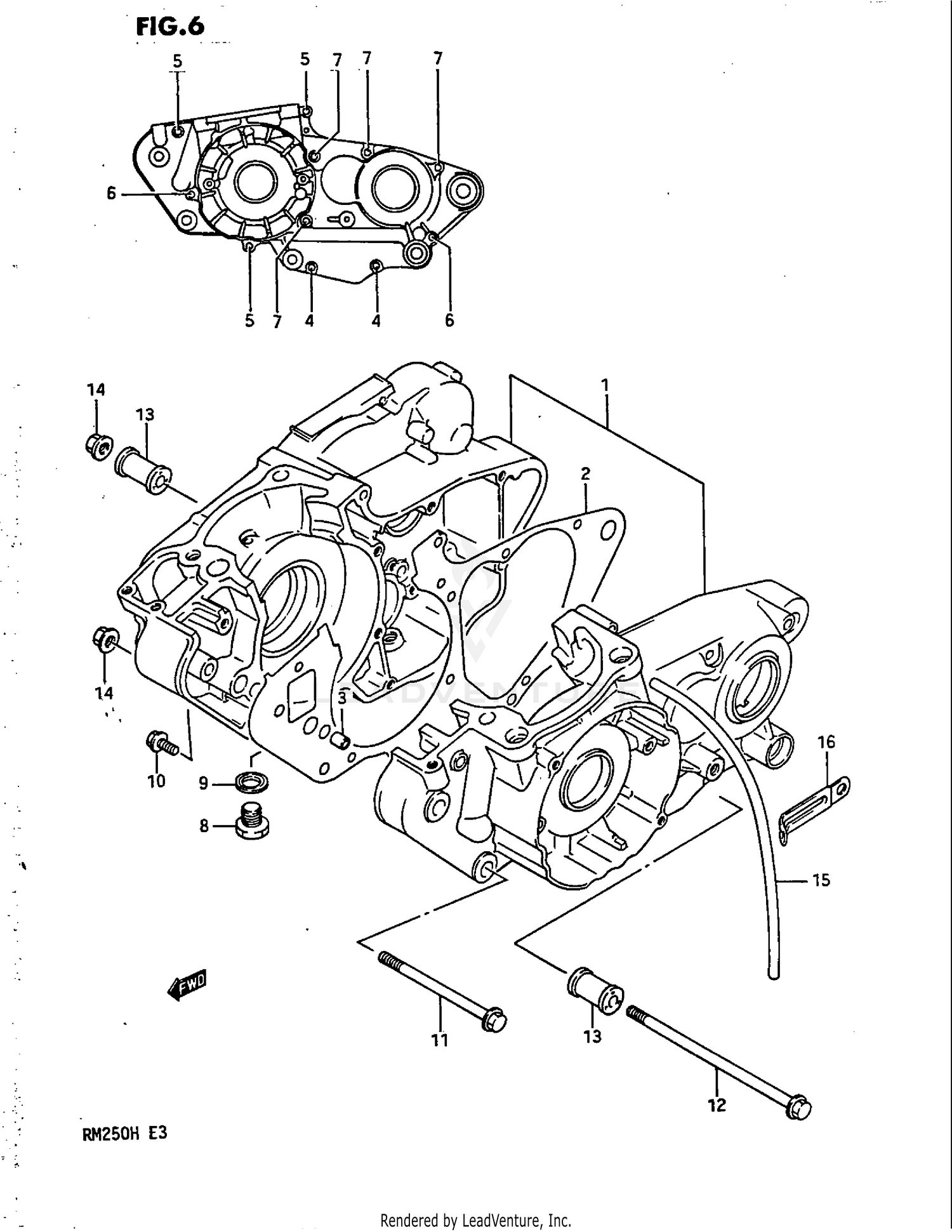 CRANKCASE (MODEL H)