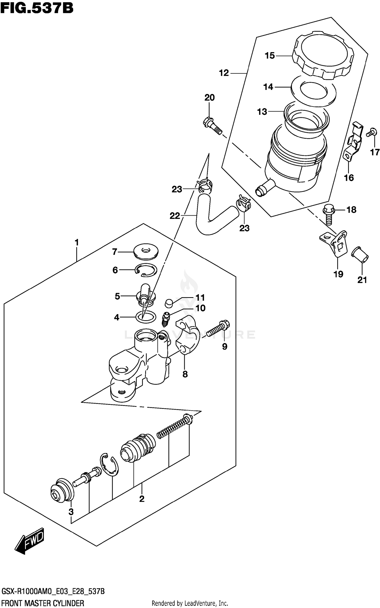 FRONT MASTER CYLINDER