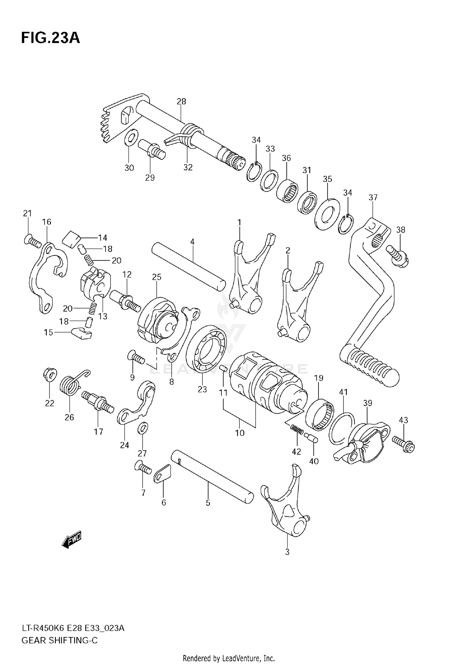 GEAR SHIFTING (MODEL K8/K9)