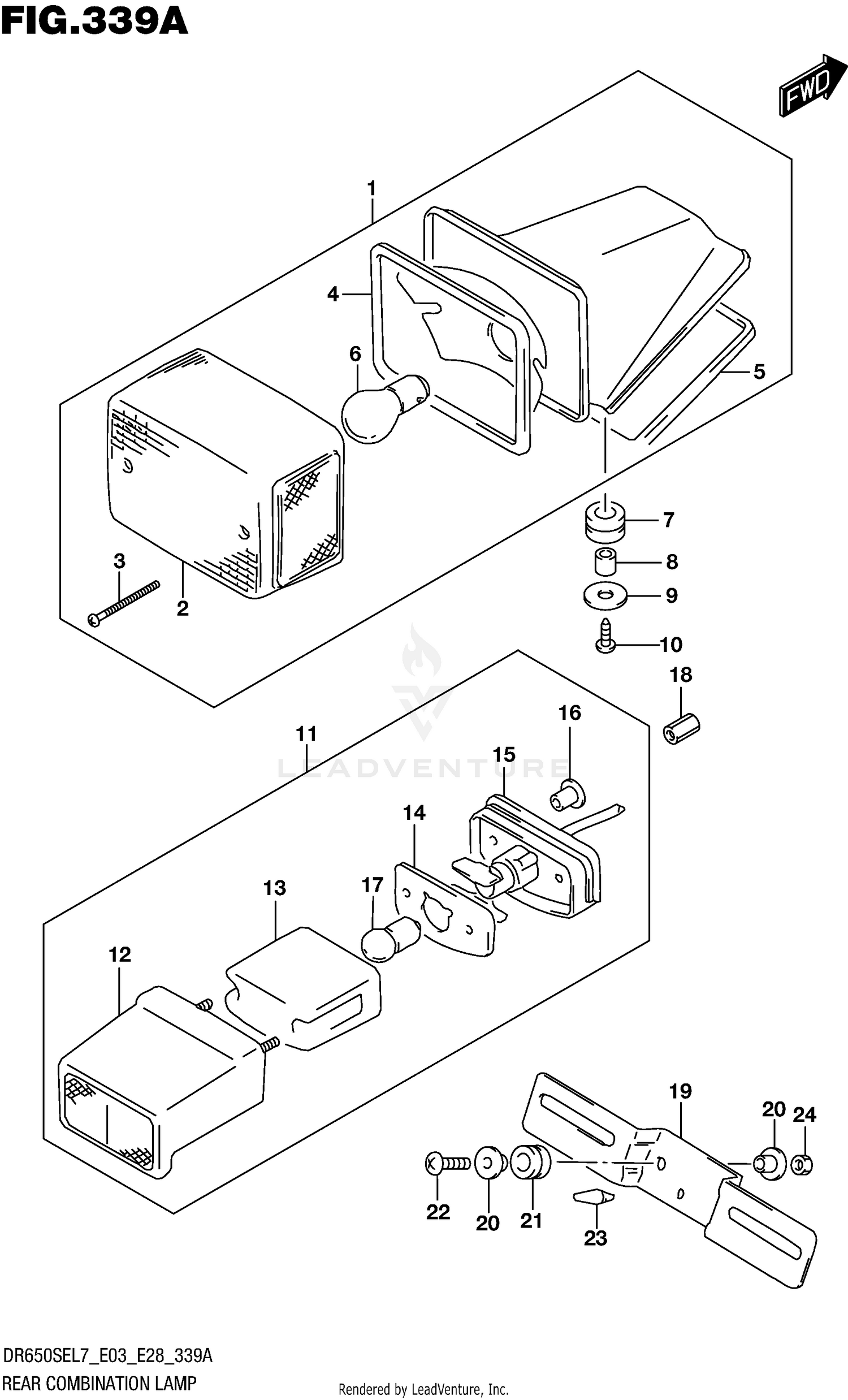 REAR COMBINATION LAMP