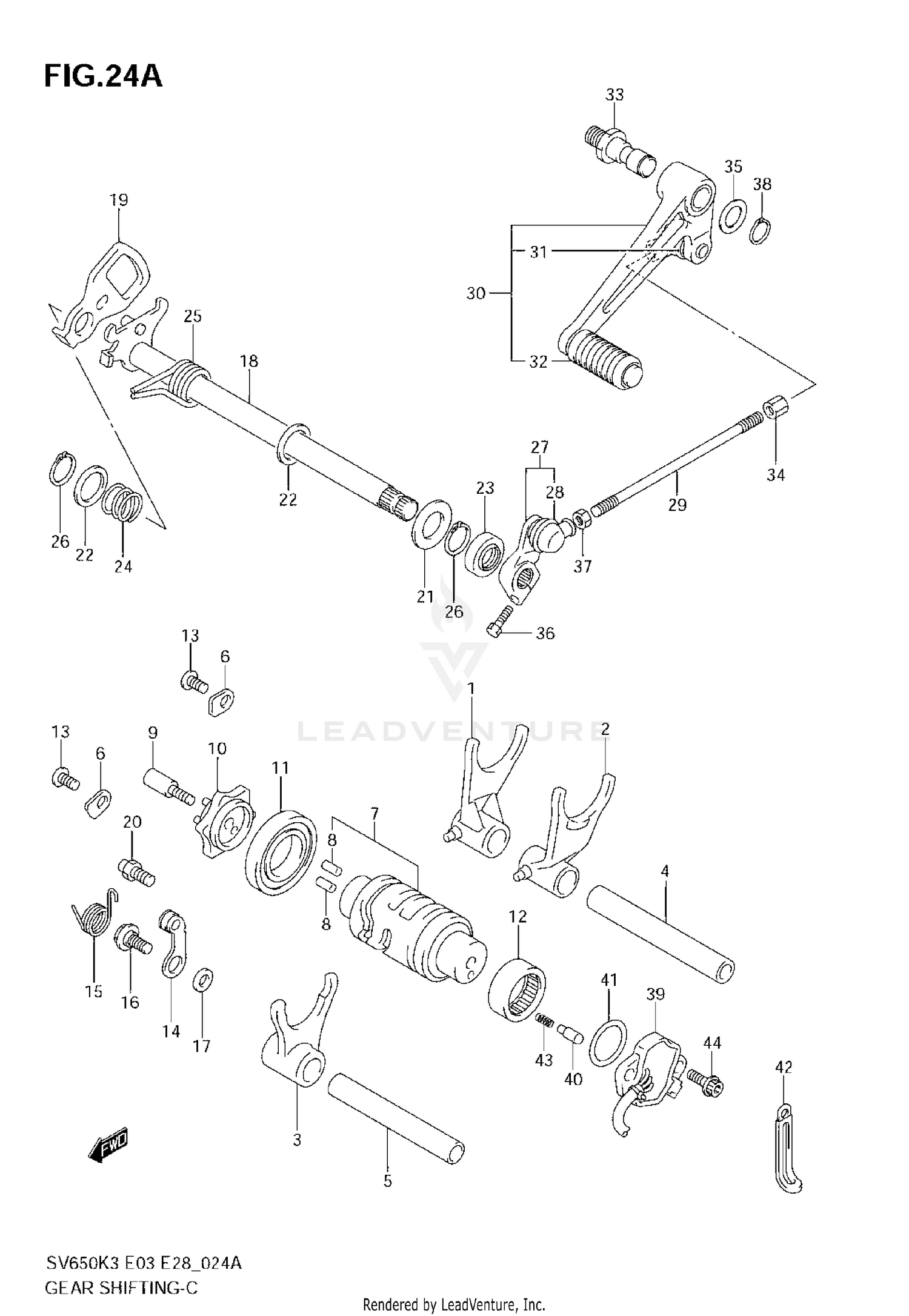 GEAR SHIFTING (MODEL K4)