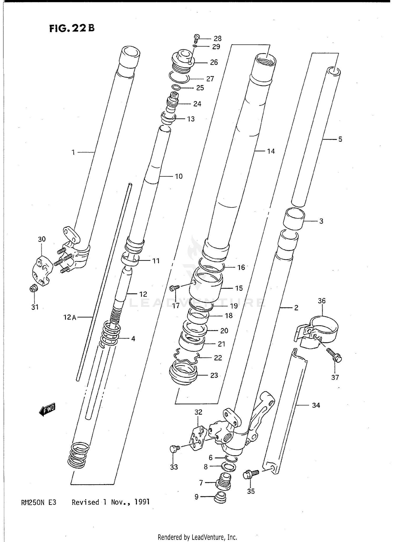 FRONT DAMPER (MODEL M)