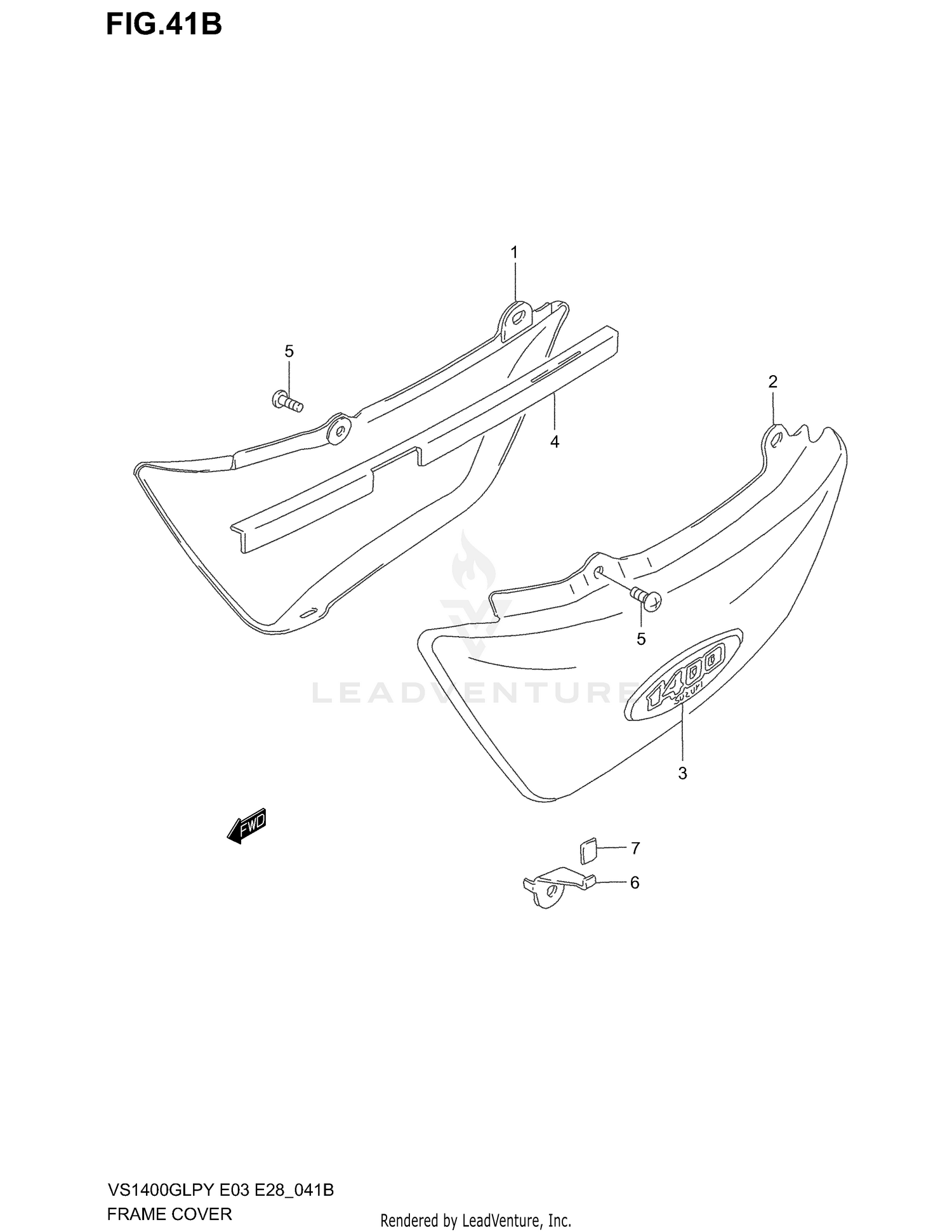 FRAME COVER (MODEL K2/K3)