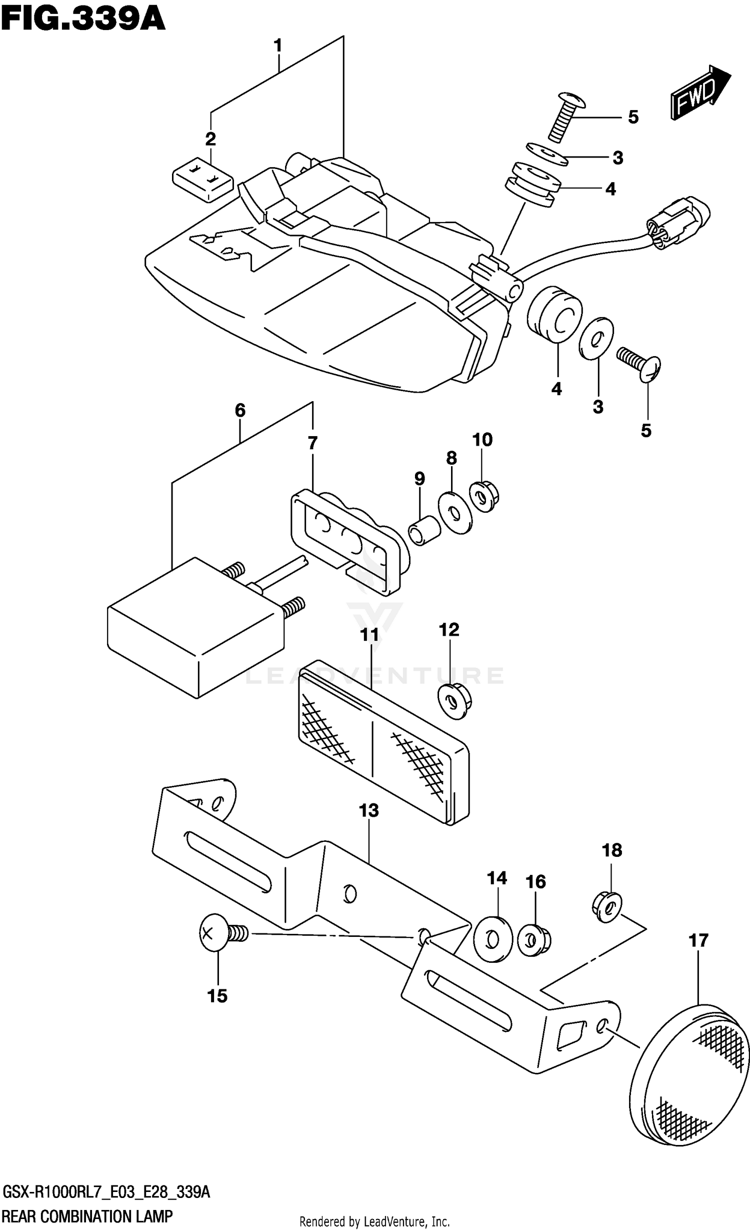 REAR COMBINATION LAMP