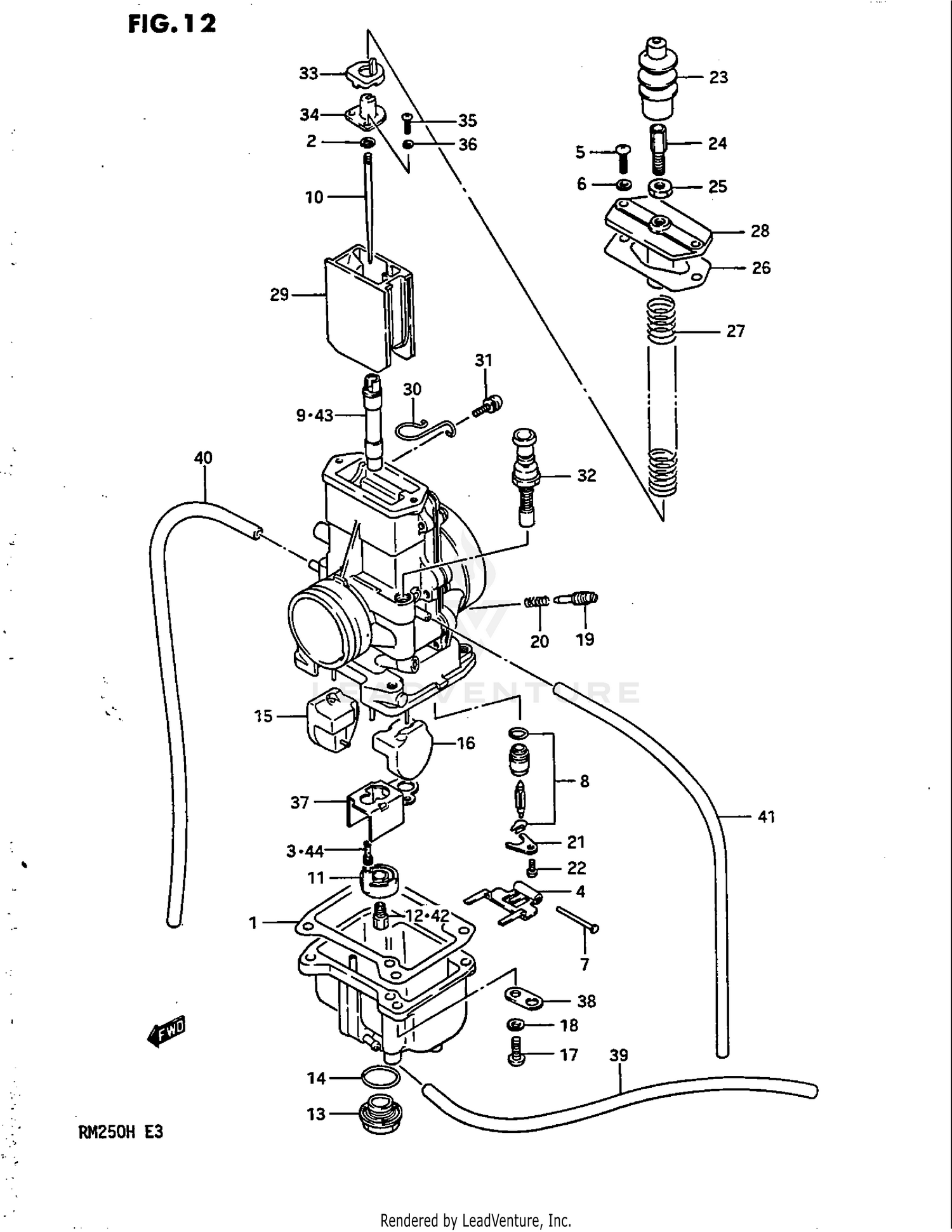 CARBURETOR (MODEL H)