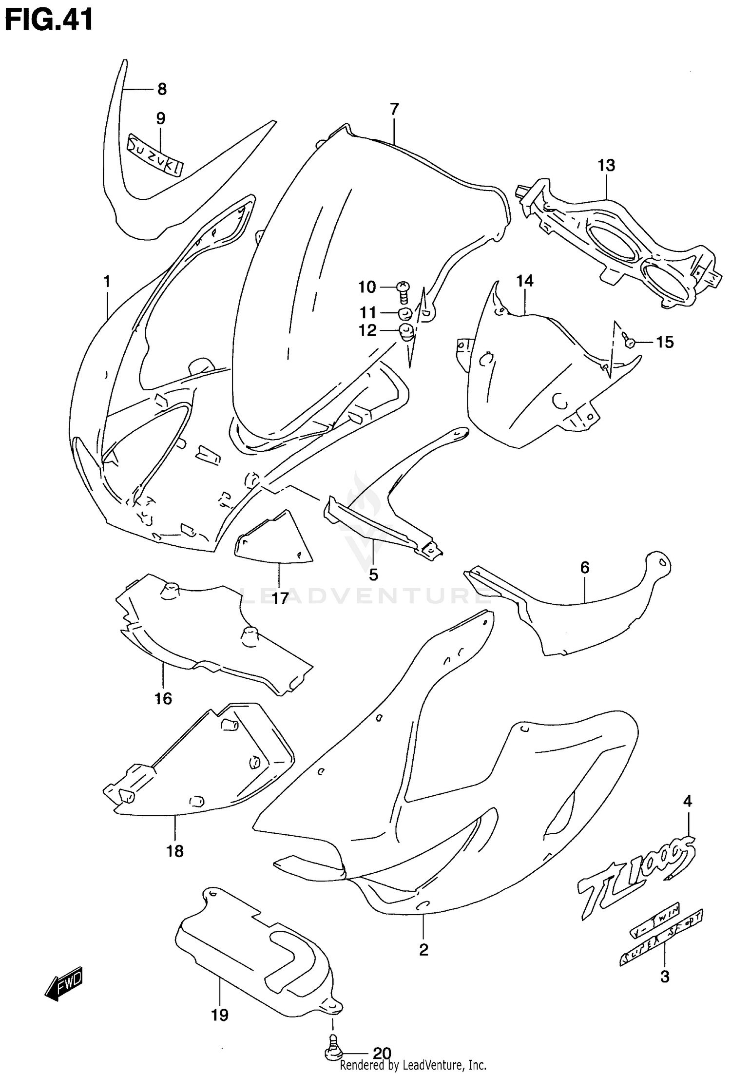 COWLING BODY (MODEL V)