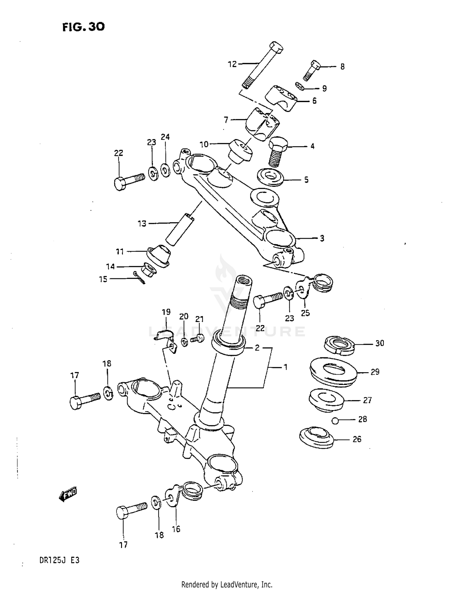 STEERING STEM (G)