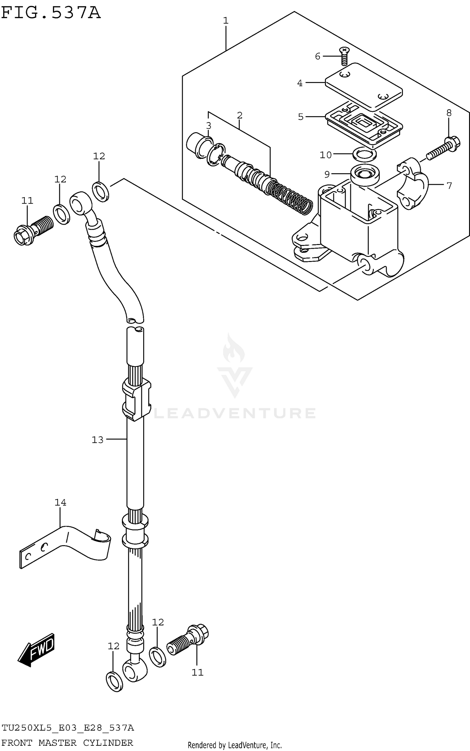 FRONT MASTER CYLINDER