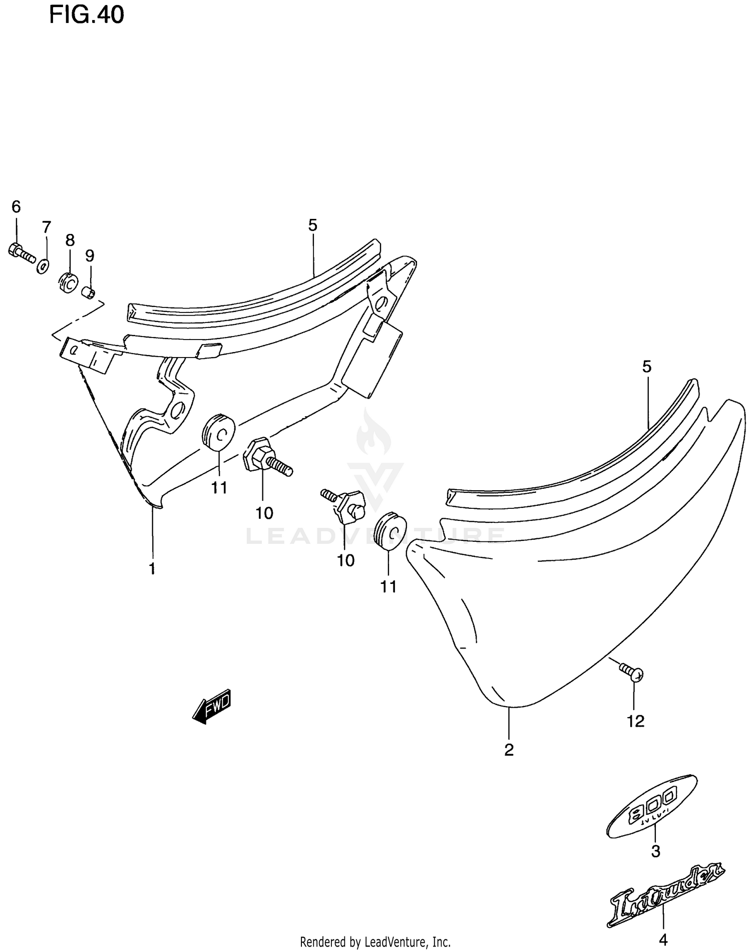 FRAME COVER (MODEL W/X)