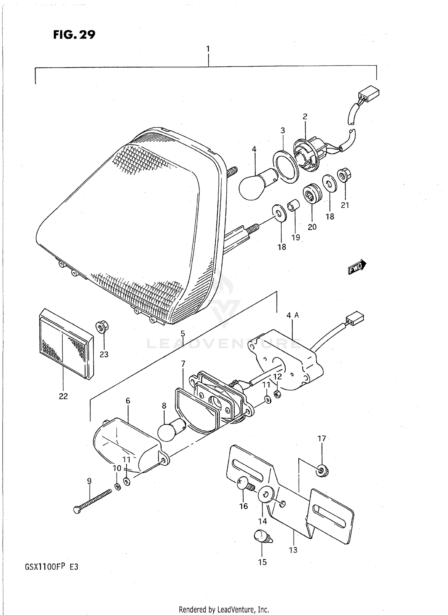 REAR COMBINATION LAMP