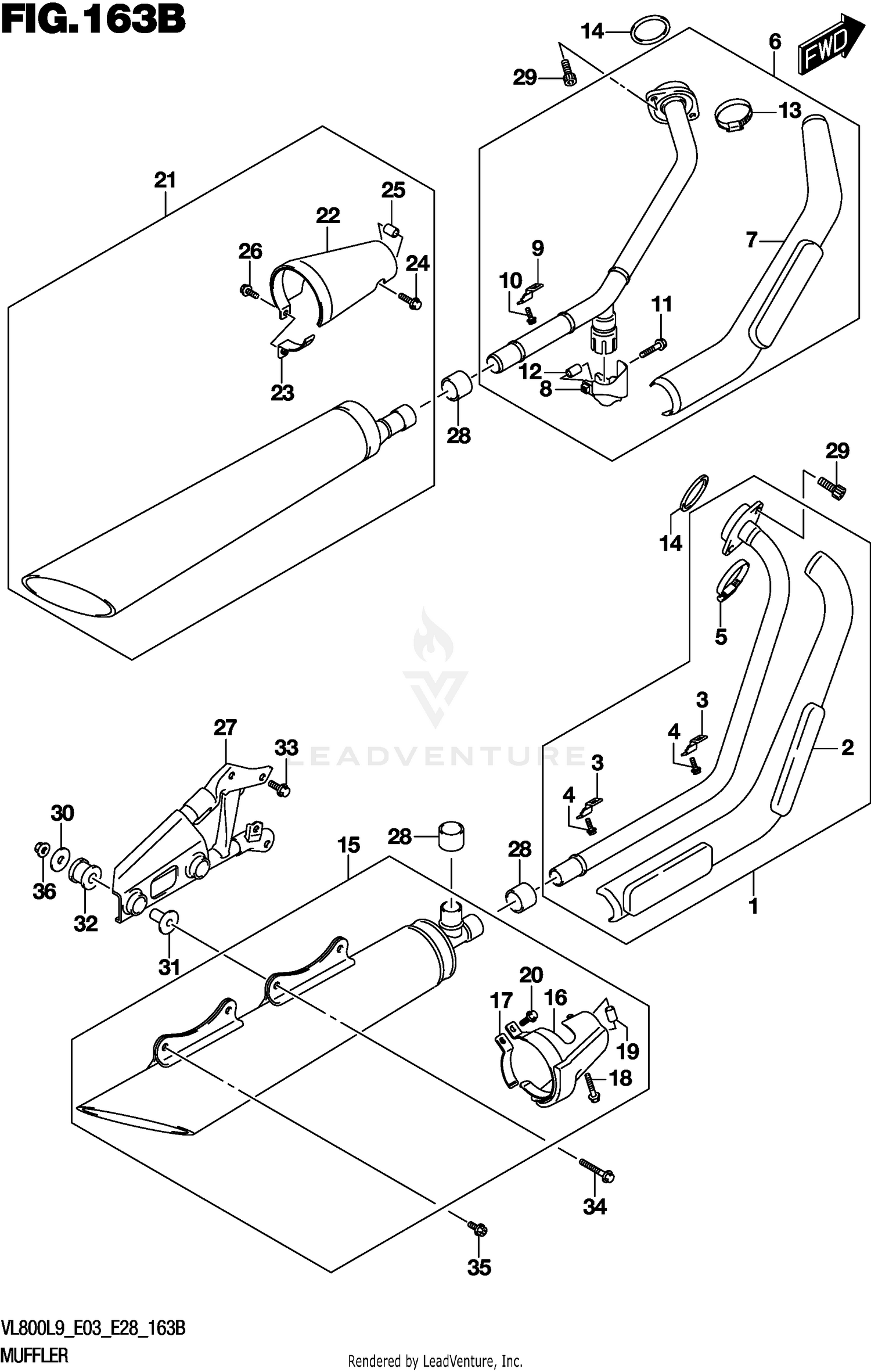 MUFFLER (VL800L9 E28)