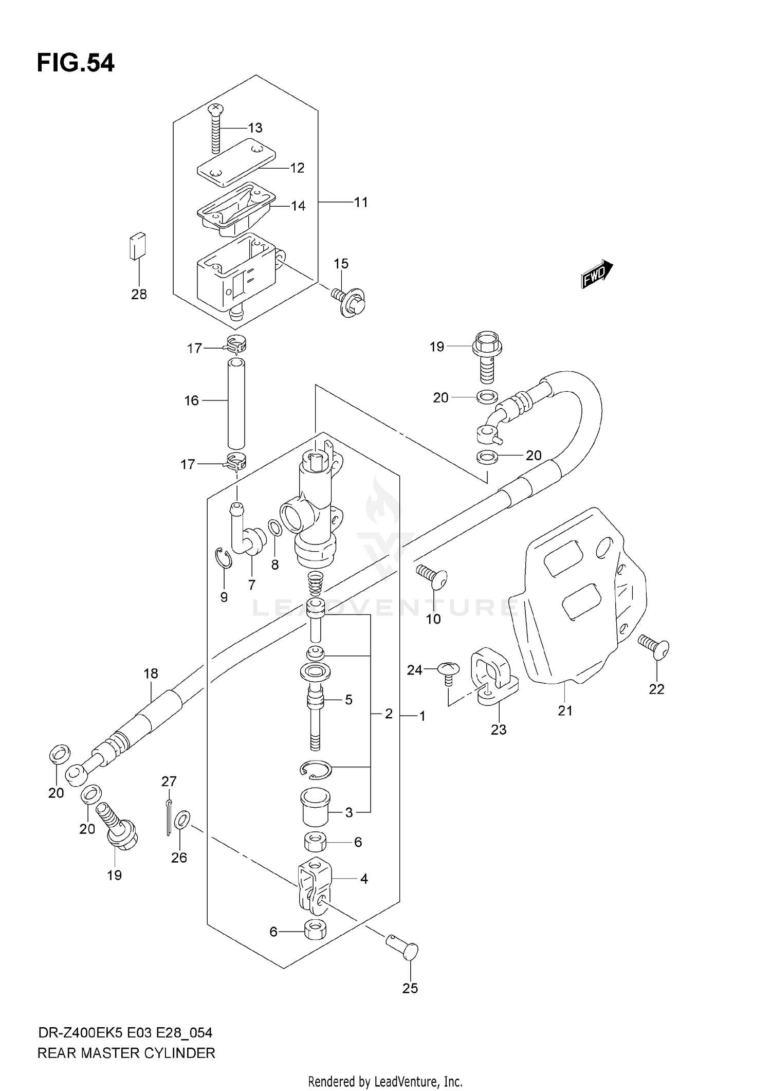 REAR MASTER CYLINDER