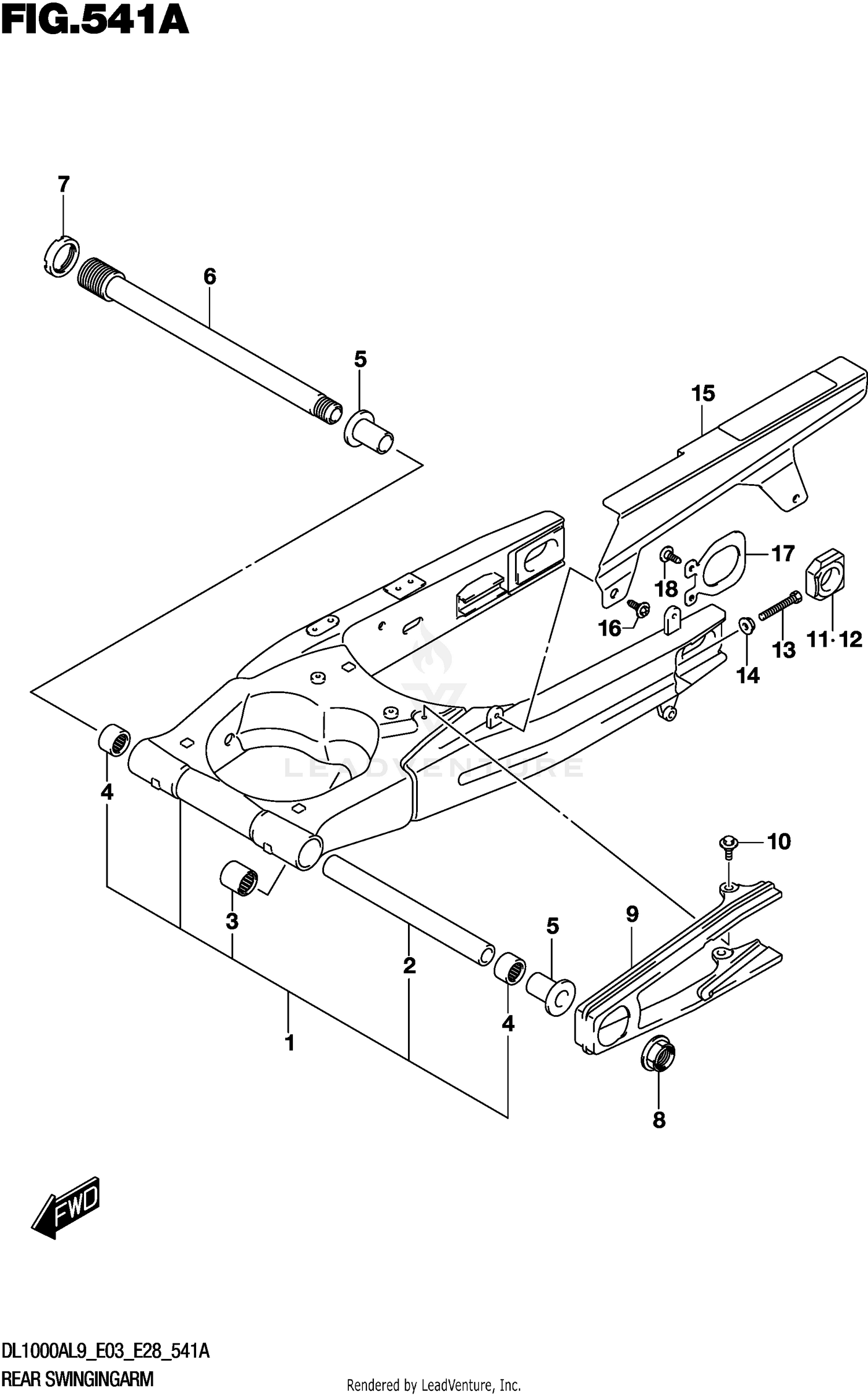 REAR SWINGINGARM