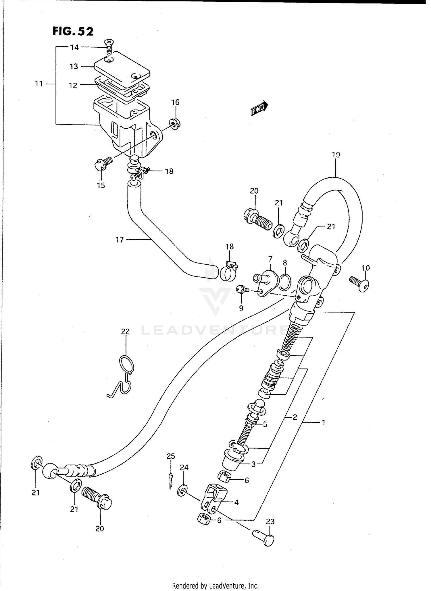 REAR MASTER CYLINDER