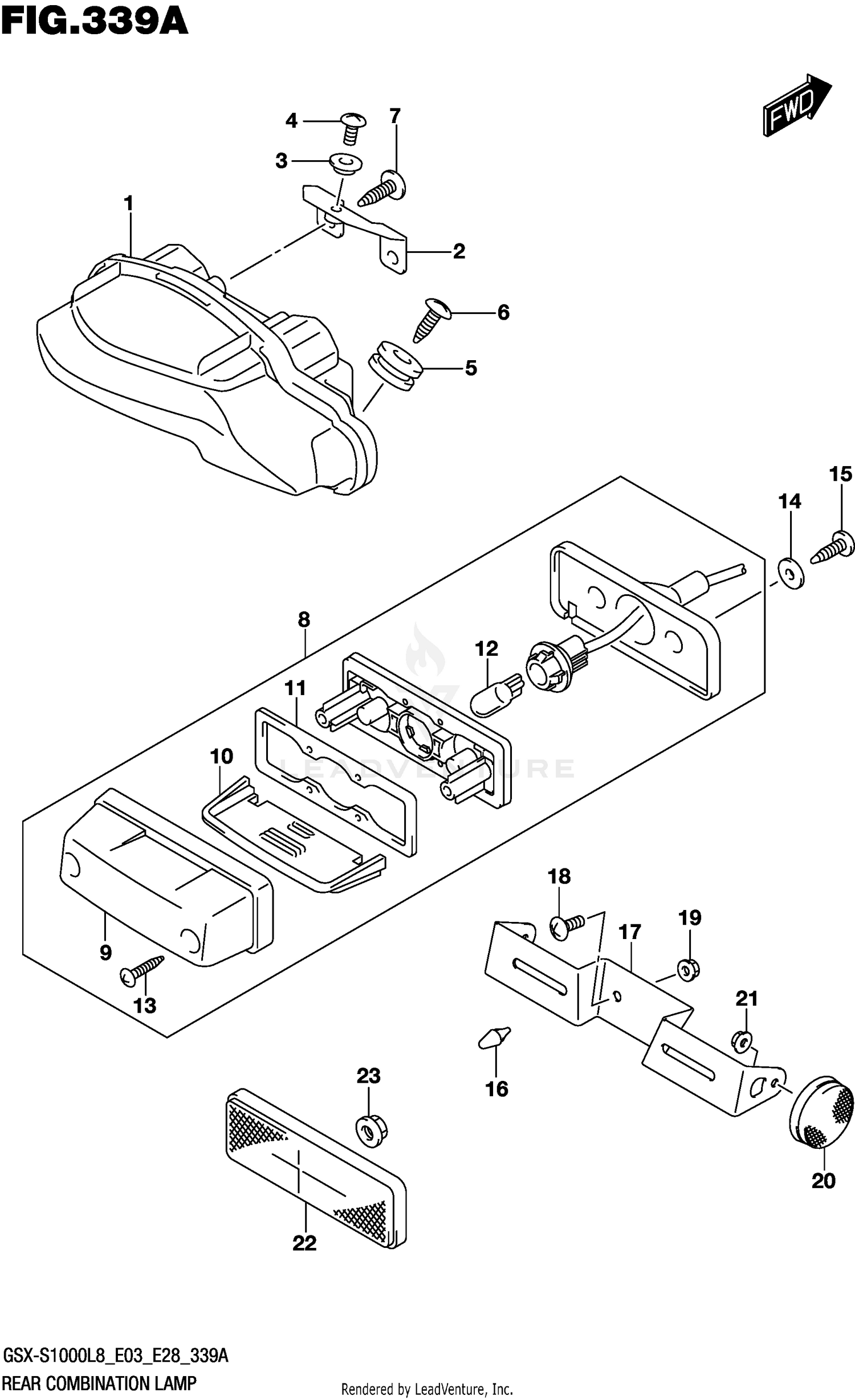 REAR COMBINATION LAMP